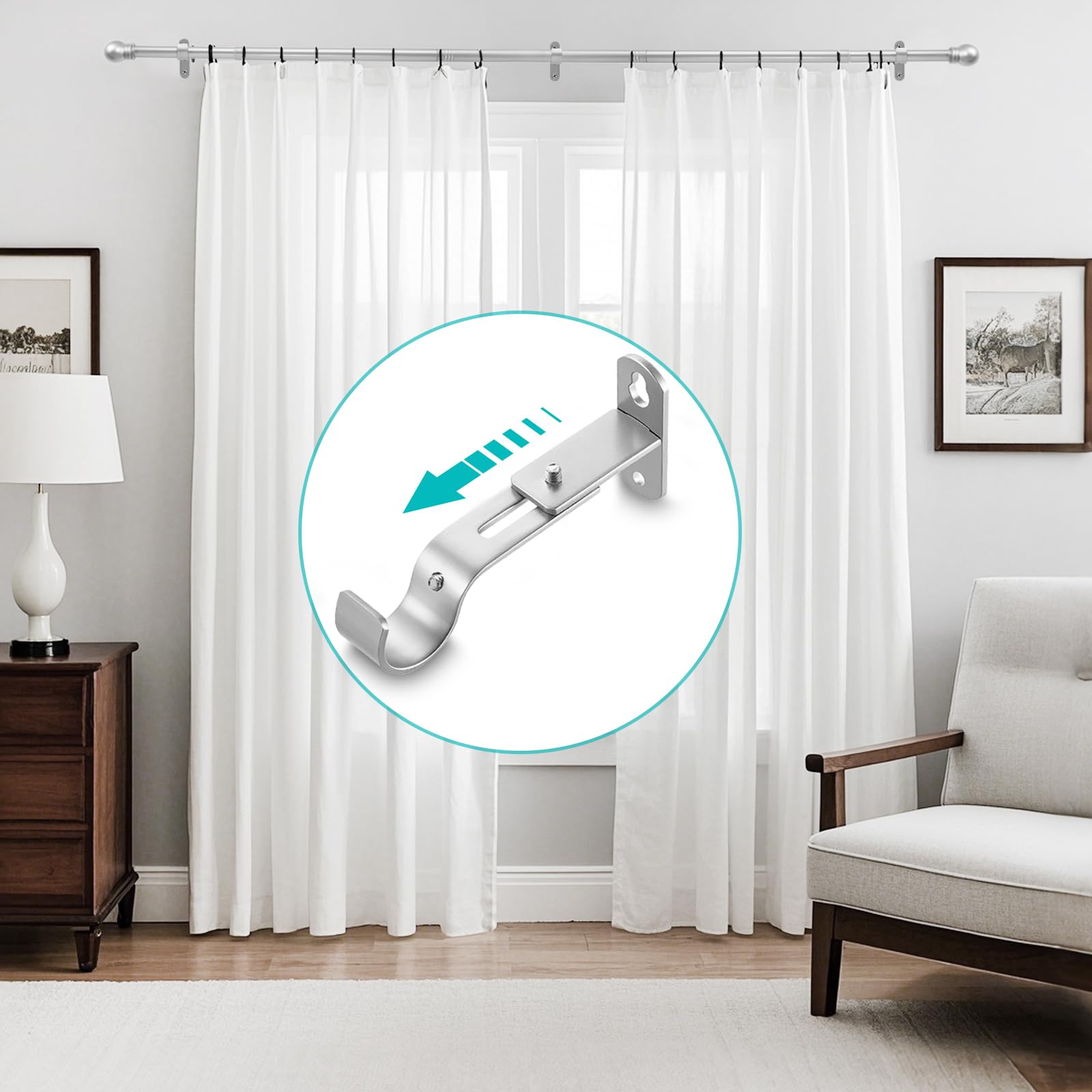 Phewnyzo LPW0812W494 Curtain-Brackets - View #7