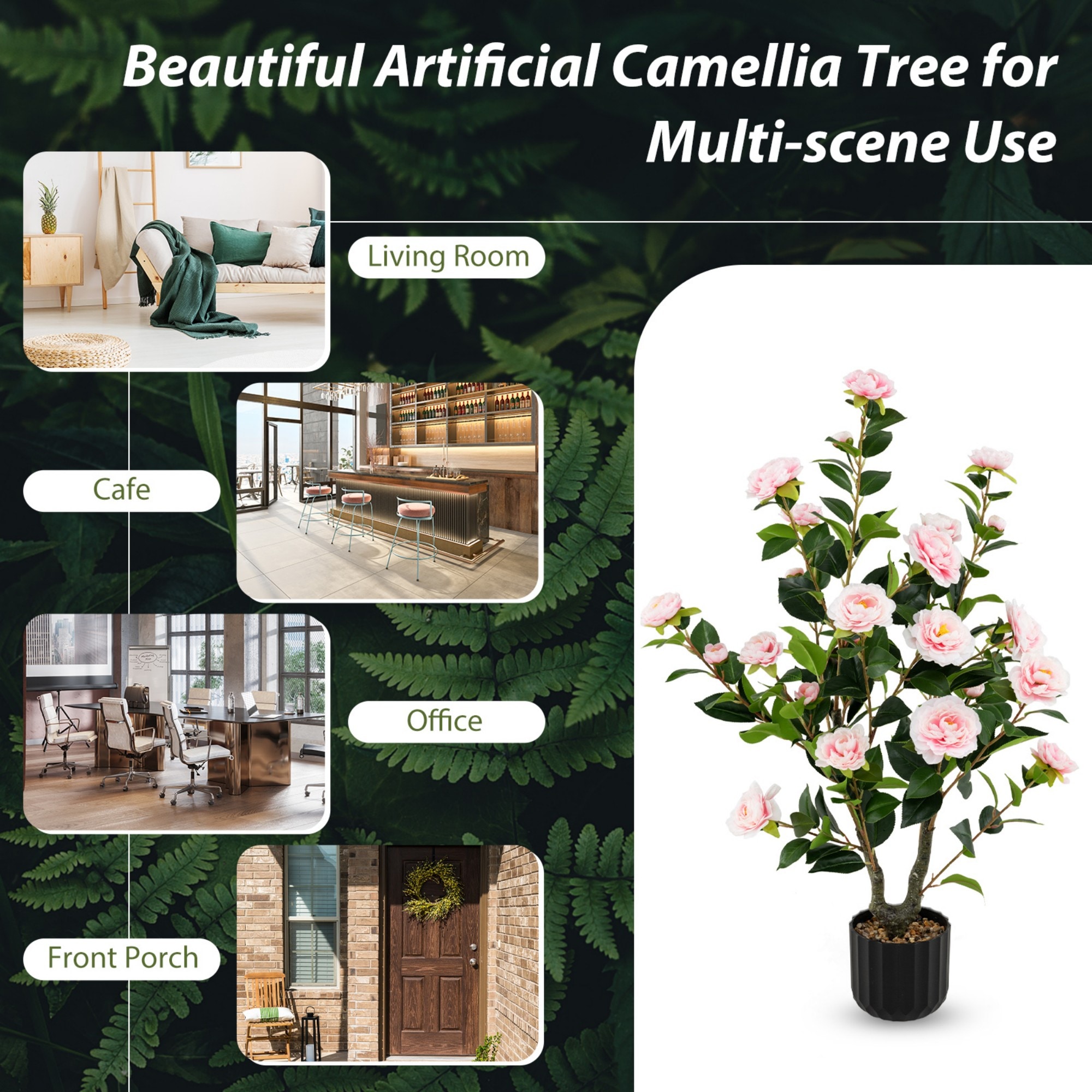 Poinic CWZH10188PK-2 Artificial-Plants-Trees - View #6