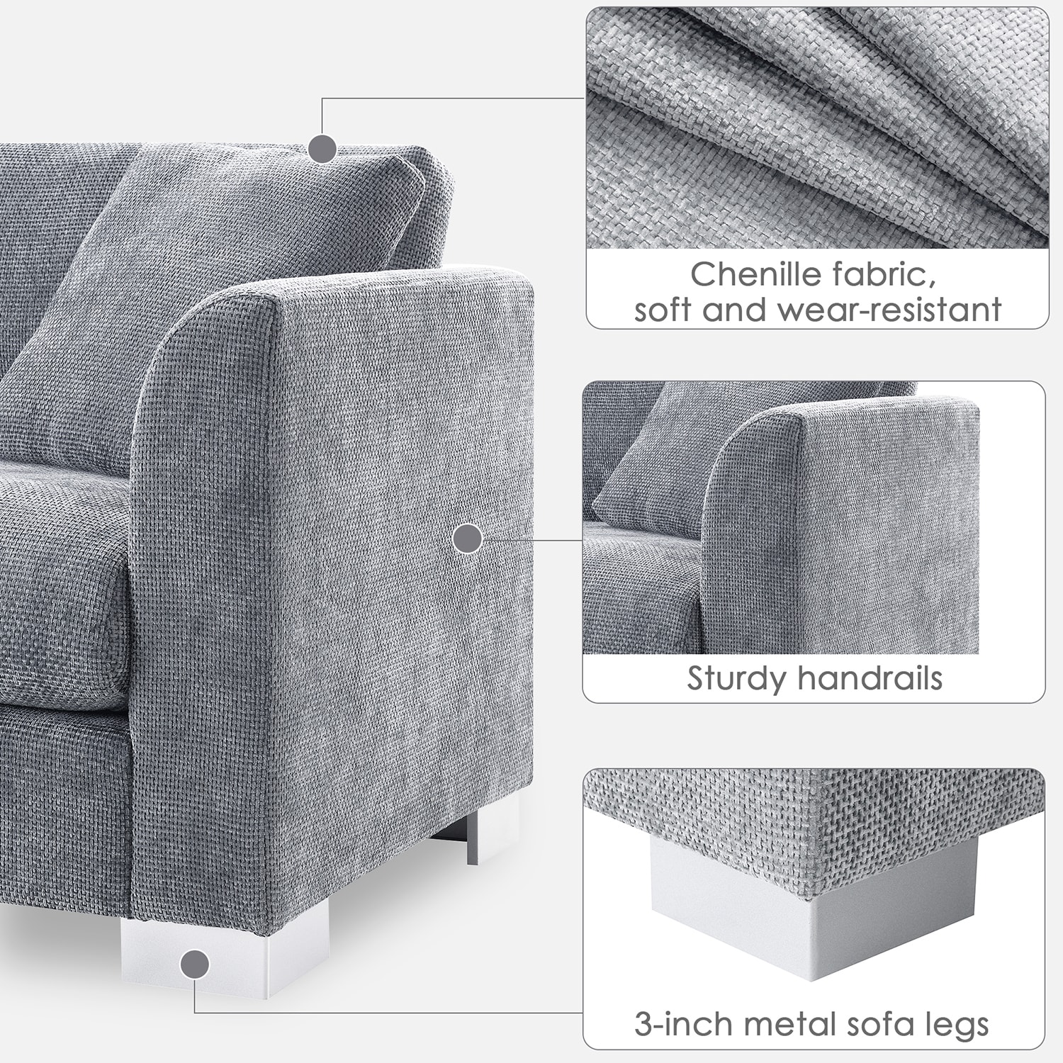 GZMR GZ-HFS9059 Sofas-Loveseats - View #6