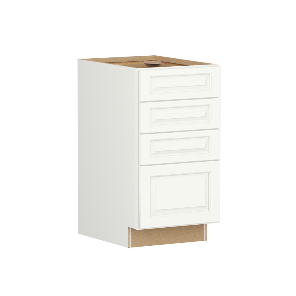 Shenandoah Stemson 18-in W x 34.5-in H x 24-in D Linen Painted Drawer Base Fully Assembled Cabinet Raised Panel Square