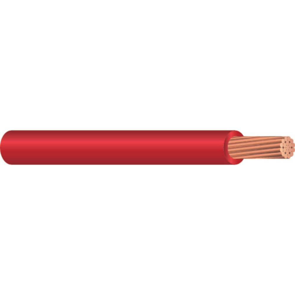 Southwire SIMpull 25-ft 10-AWG Red Stranded Copper Thhn Wire (By-the ...