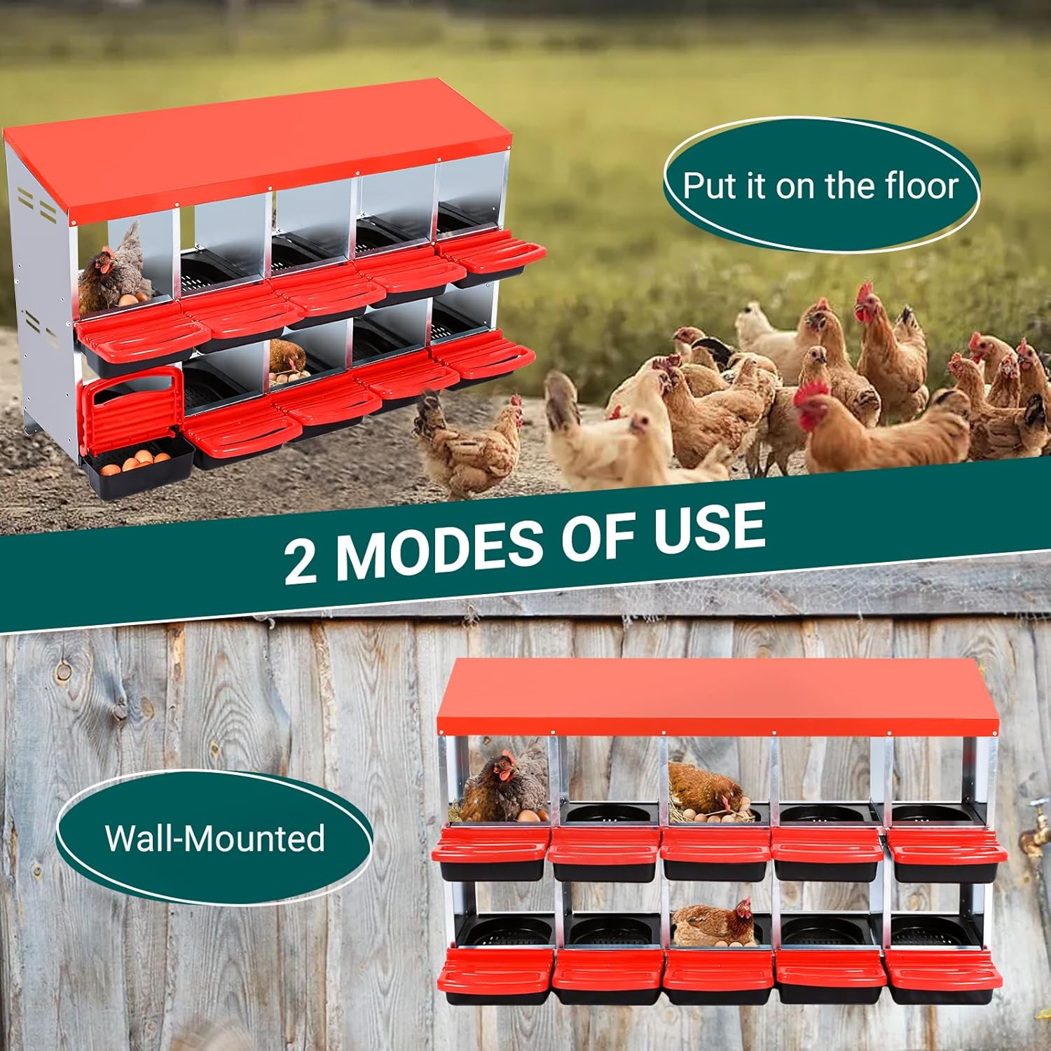 Qeetex WLS-PHO-33AC7JAJ Chicken-Coops-Rabbit-Hutches - View #7