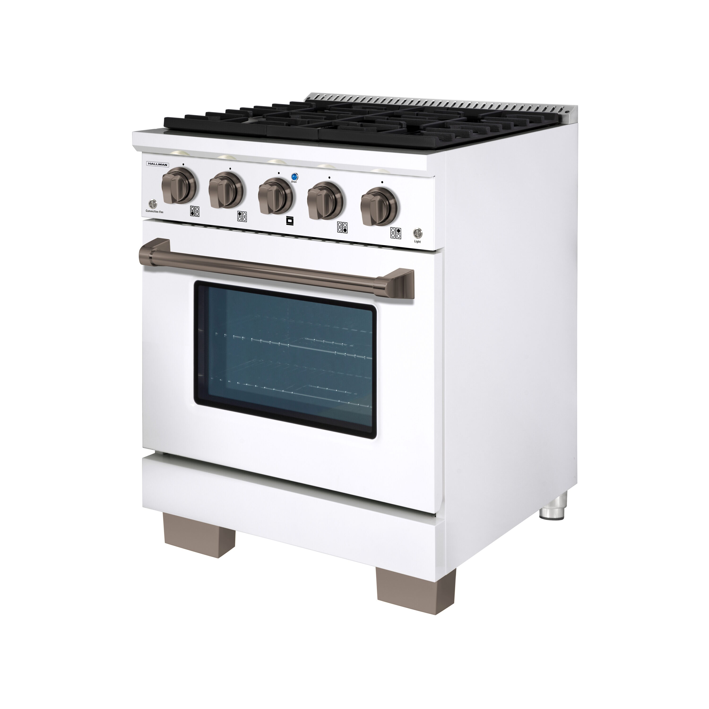 Hallman HBRDF30BZWT Dual-Fuel-Ranges - View #2