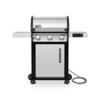Formode lava asiatisk Weber Spirit SX-315 Stainless Steel 3-Burner Natural Gas Grill in the Gas  Grills department at Lowes.com