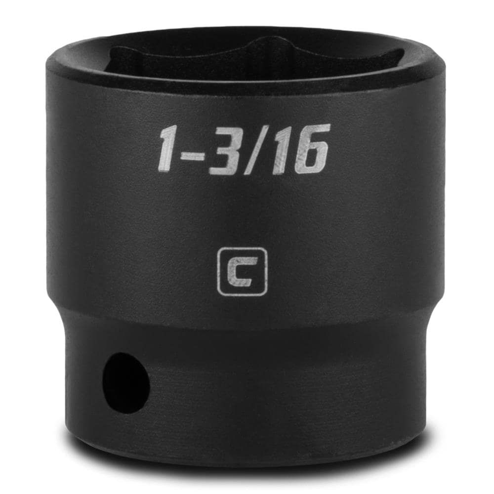 Capri Tools CP55064 Standard (SAE) 1/2-in Drive 1-3/16-in 6-point Impact Socket Individual
