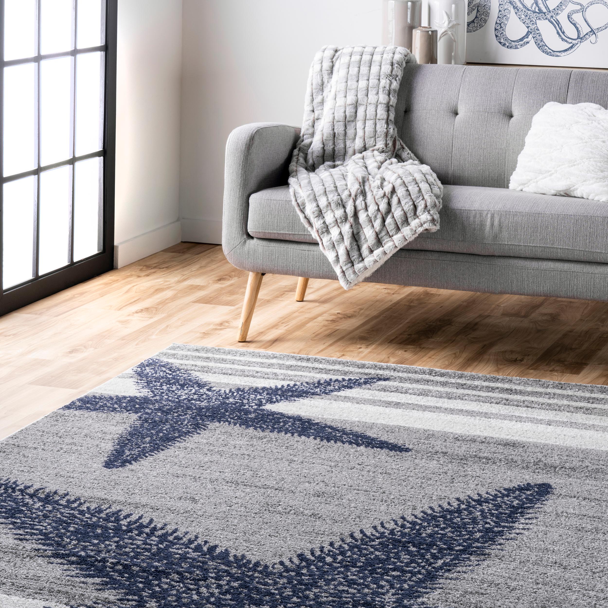 Archer Lane Trinity 2 x 8 Charcoal Indoor Geometric Runner Rug in Gray | 092HEDK13L