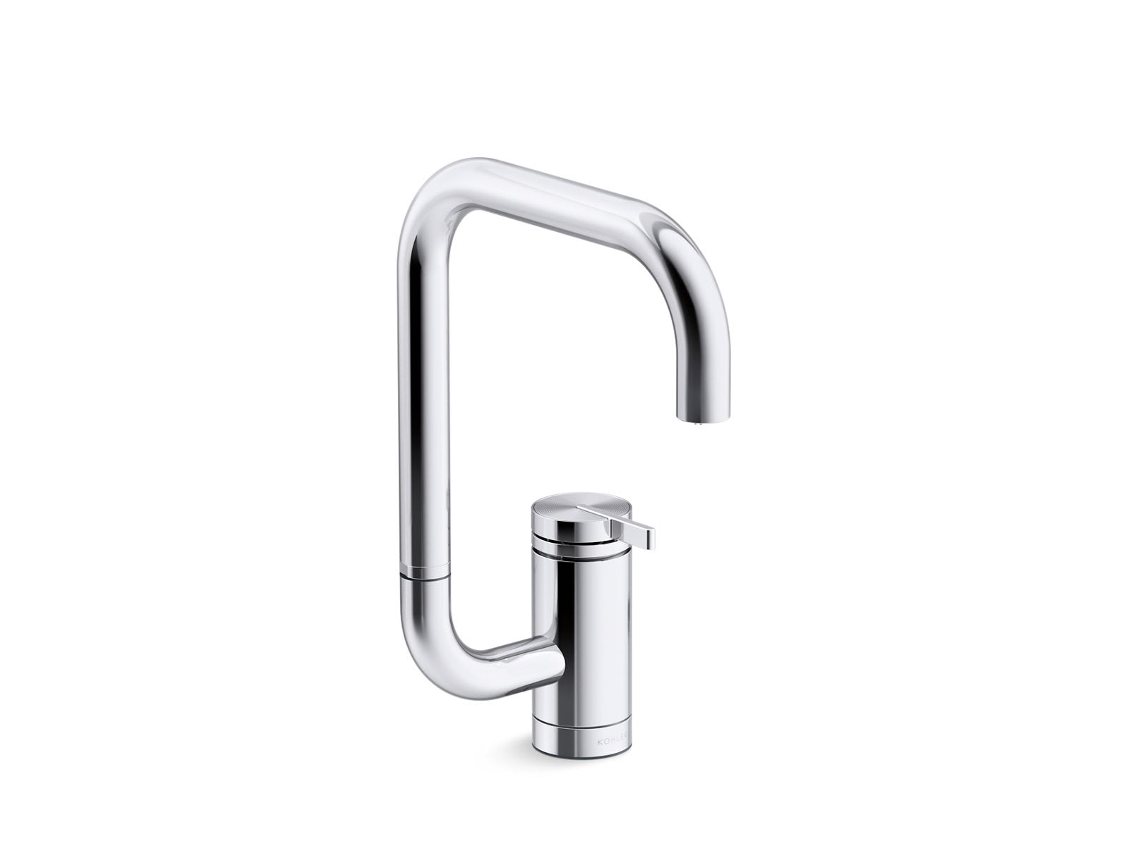 KOHLER 28290-CP Components Single-handle bar sink faucet with two-function extended-reach spout