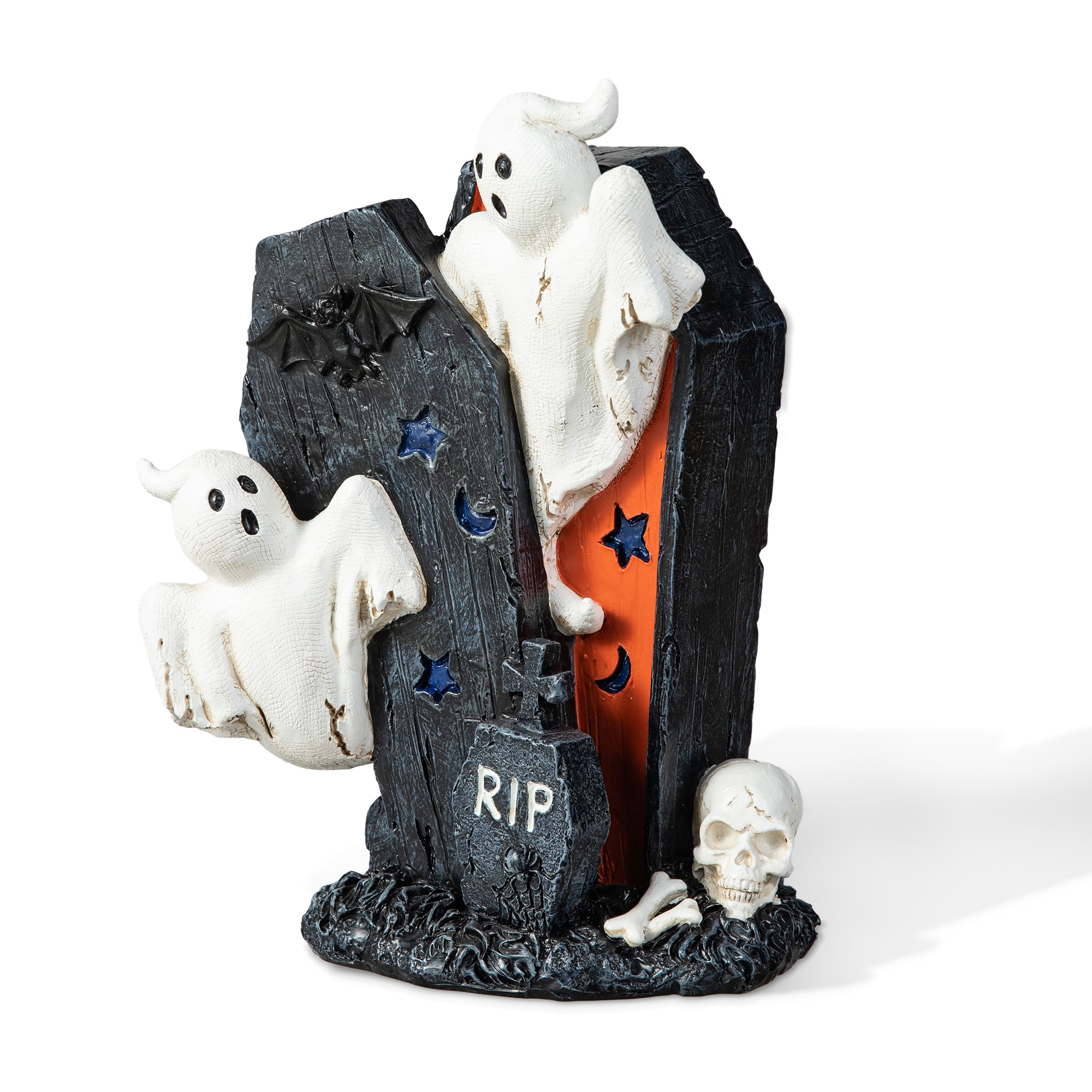 Glitzhome 2039600005 9.75-Inches Tabletop Happy halloween Figurine