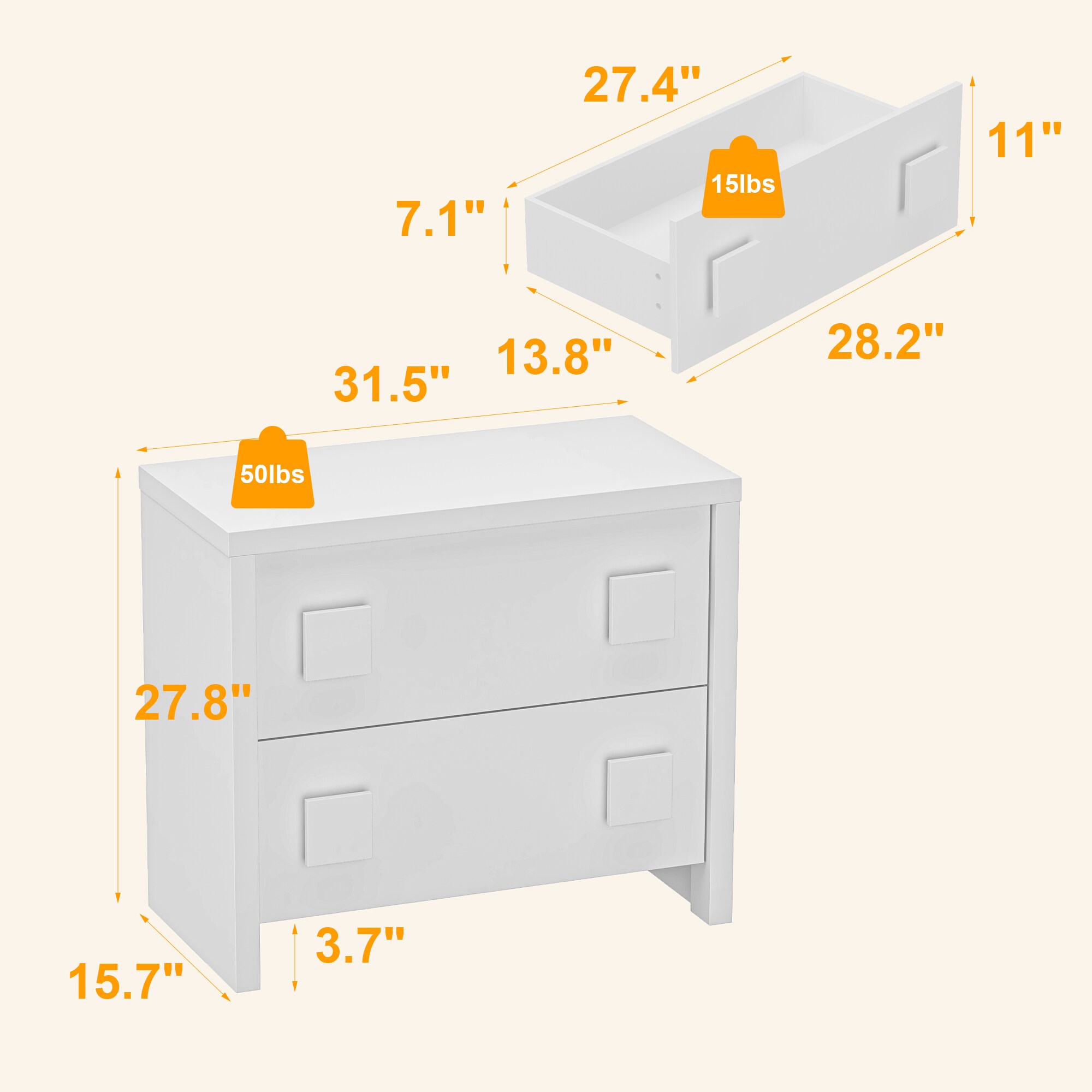 MIDHAM AMKF170220-01 nightstands - View #13