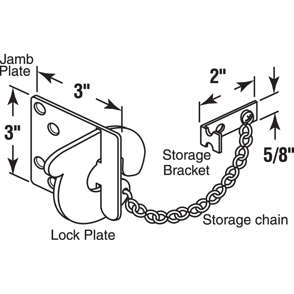 Prime-Line MP9493 Entry-Door-Reinforcers - View #2
