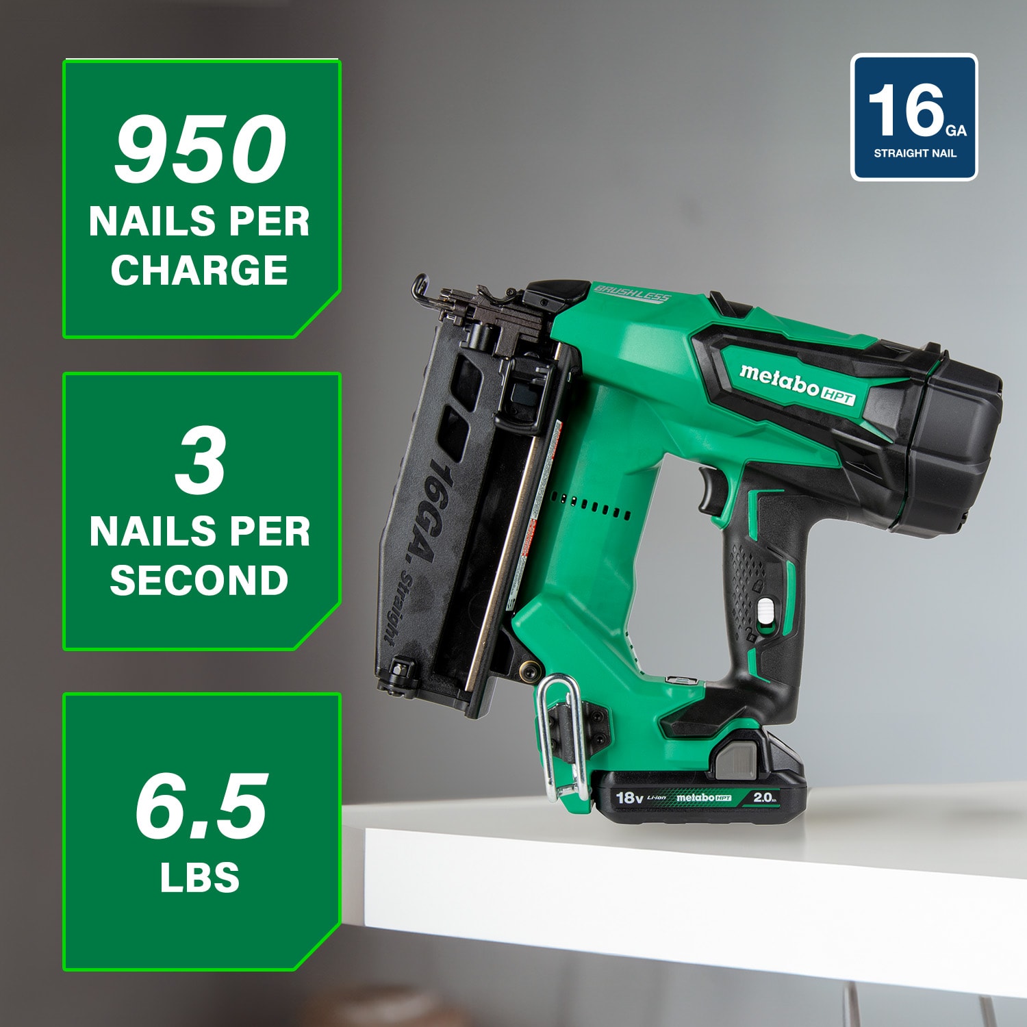 Metabo HPT NT1865DMSTM Finish-Nailers - View #2