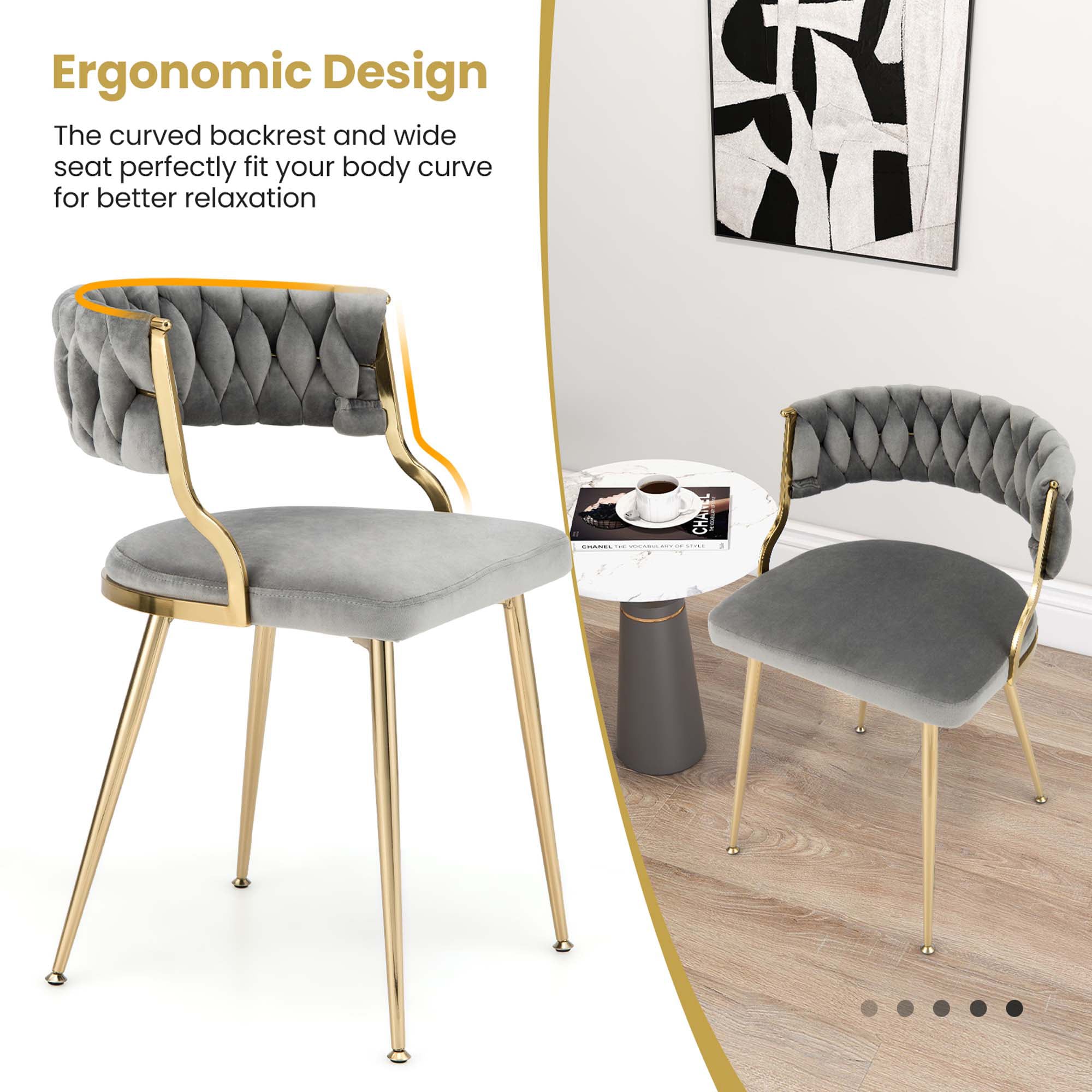 Goplus LWS00426 Dining-Chairs - View #8