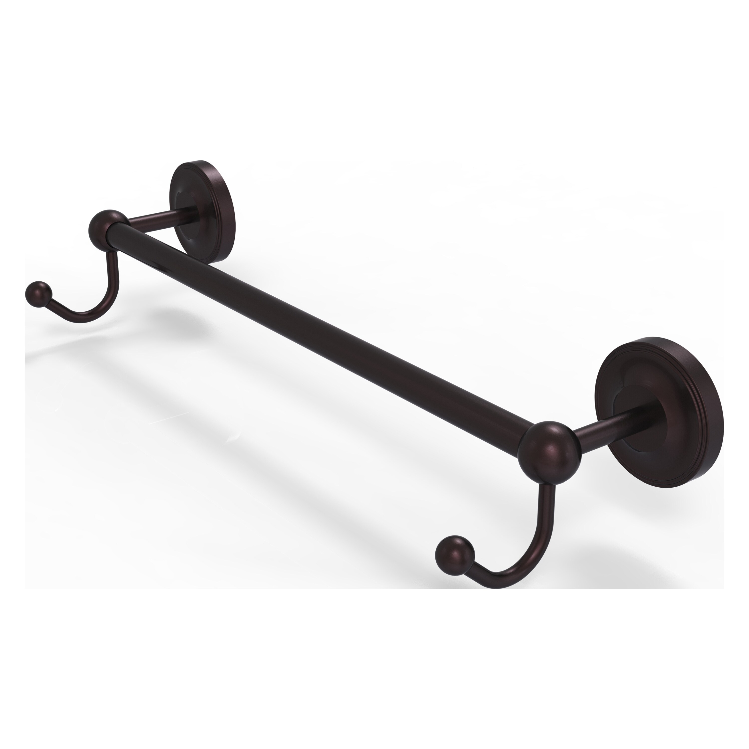 Allied Brass PR-41-36-HK-ABZ Prestige Regal 36-in Antique Bronze Wall mount Single Towel Bar