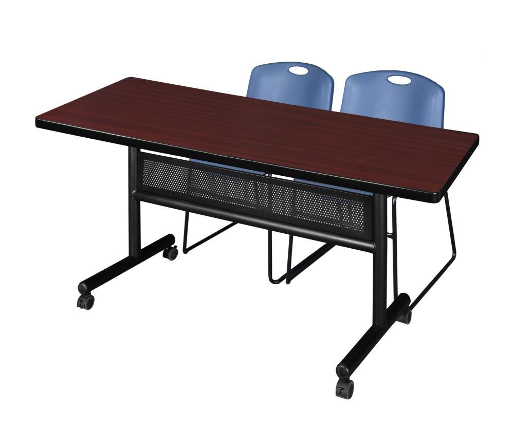 Regency MKFTM6030MH44BE Training Brown 4-Person Training Table (60-in W x 29-in H)