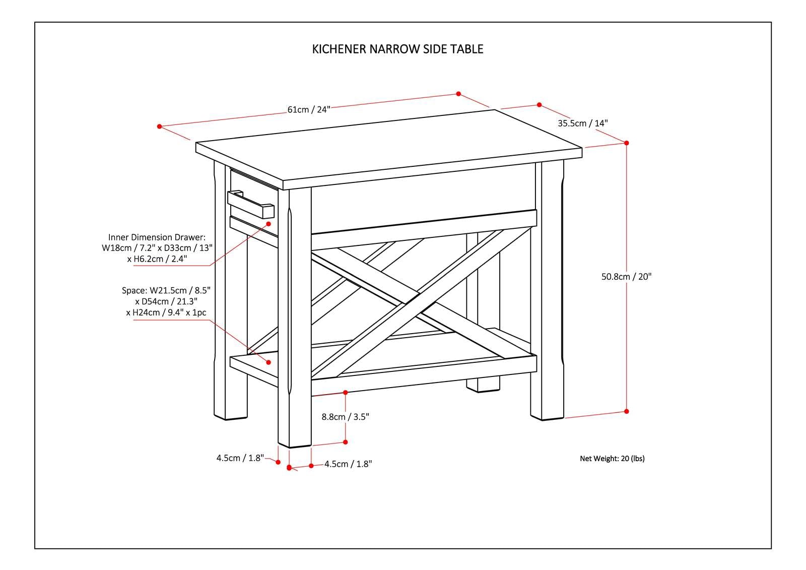 Simpli Home AXCRGL009-WB End-Tables - View #9