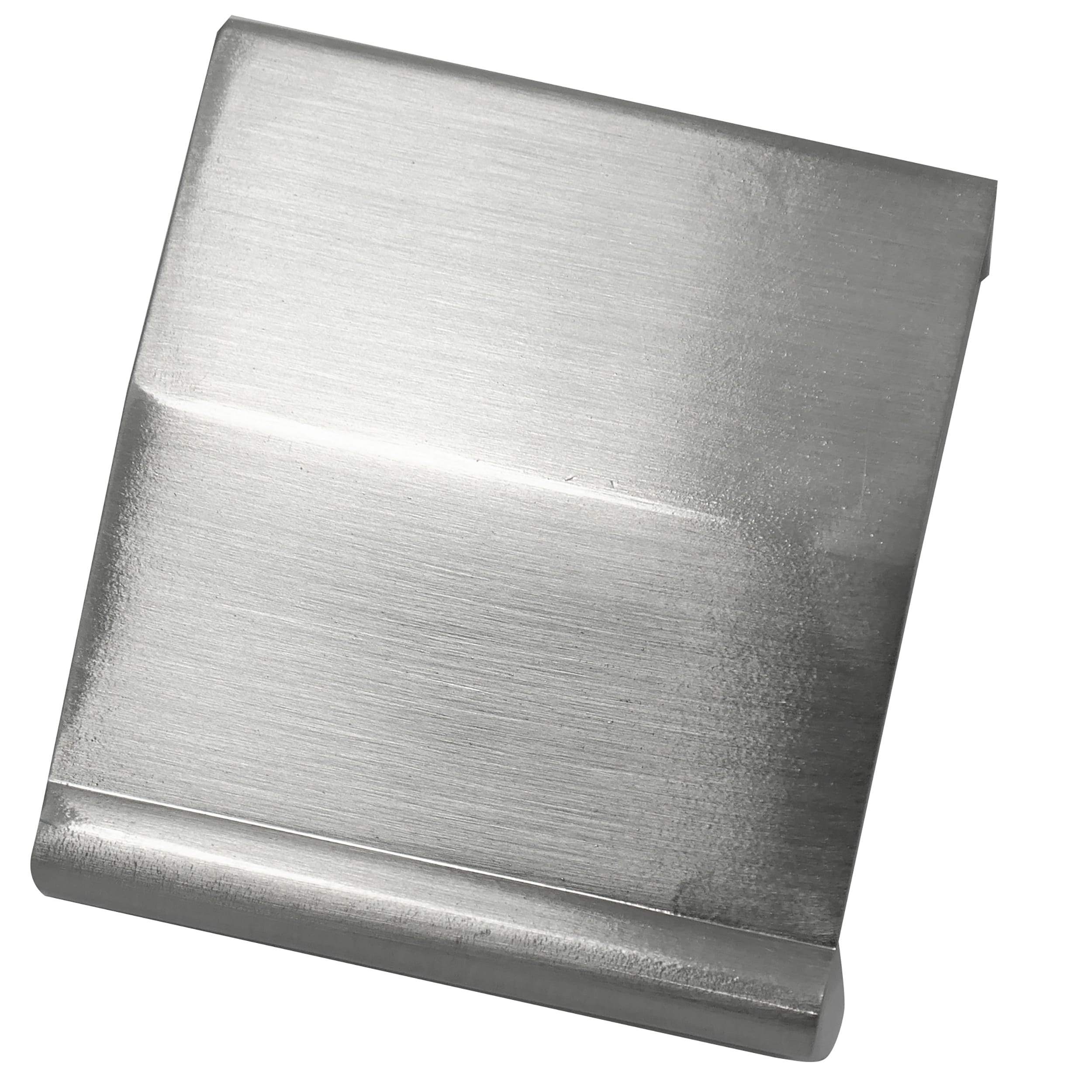 Laurey 74828 Contempo 1-1/4-in , Brushed Satin Nickel Rectangular Edge