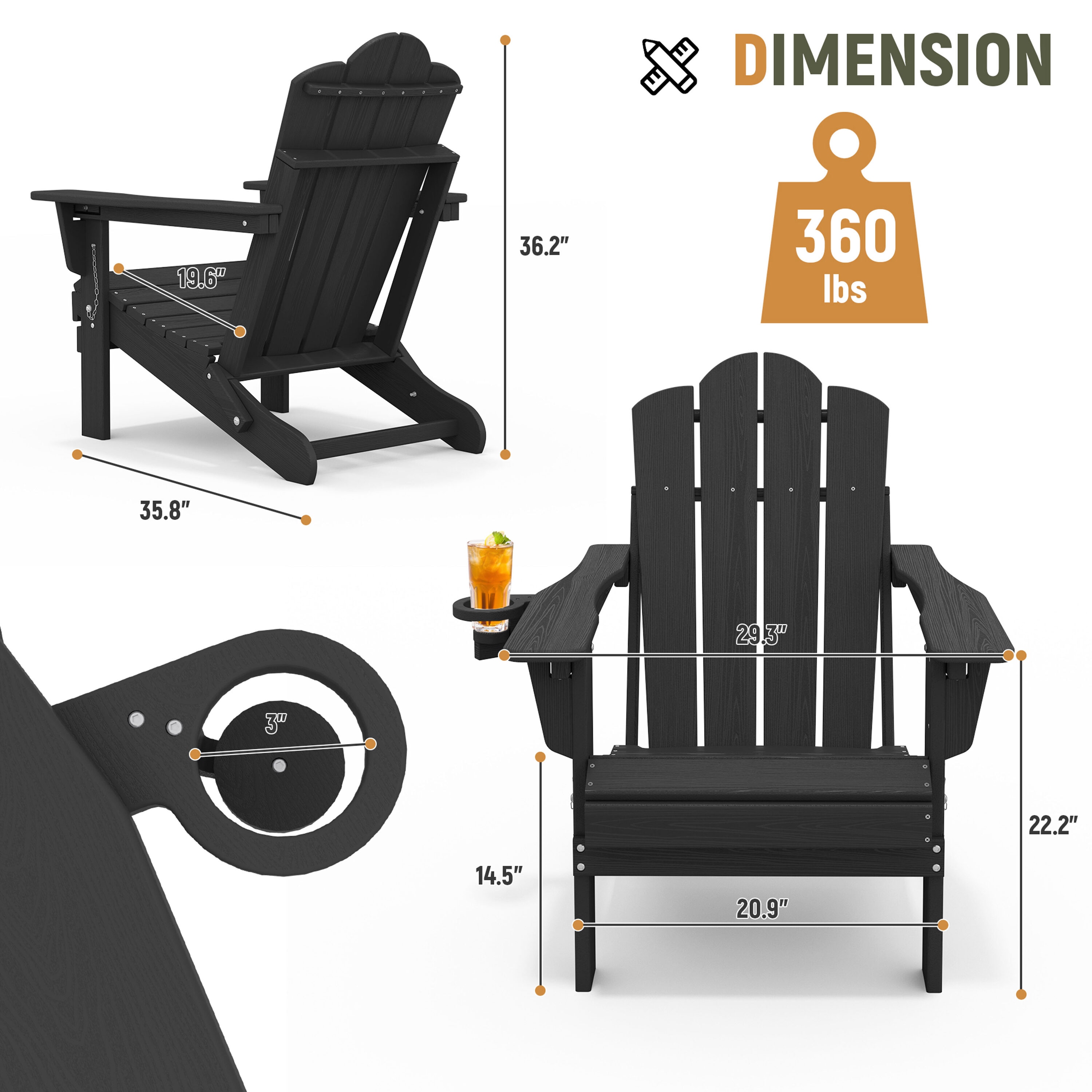 JEAREY YDTJY-BLACK Patio-Chairs - View #4