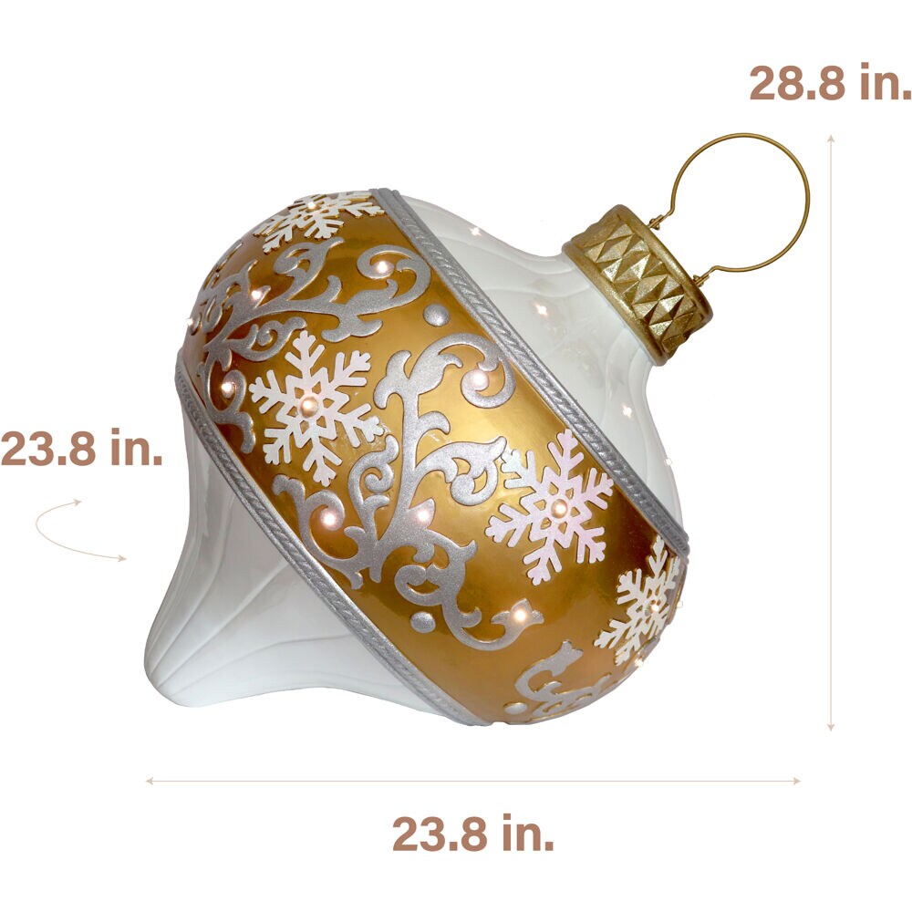 Fraser Hill Farm FFRS029-ORN1-GLD Outdoor-Christmas-Decor - View #7