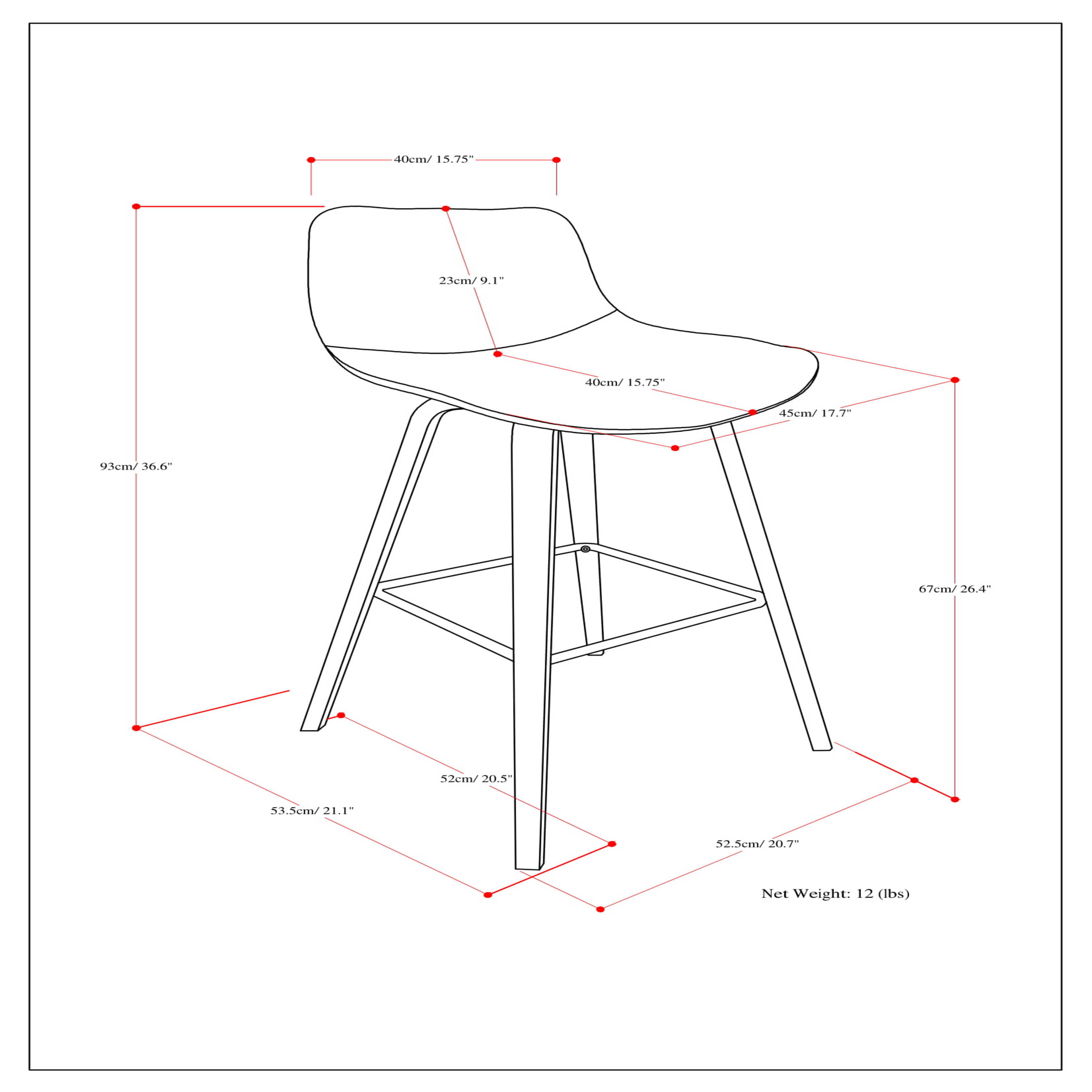 Simpli Home AXCRAN26N-DSTB stools - View #9
