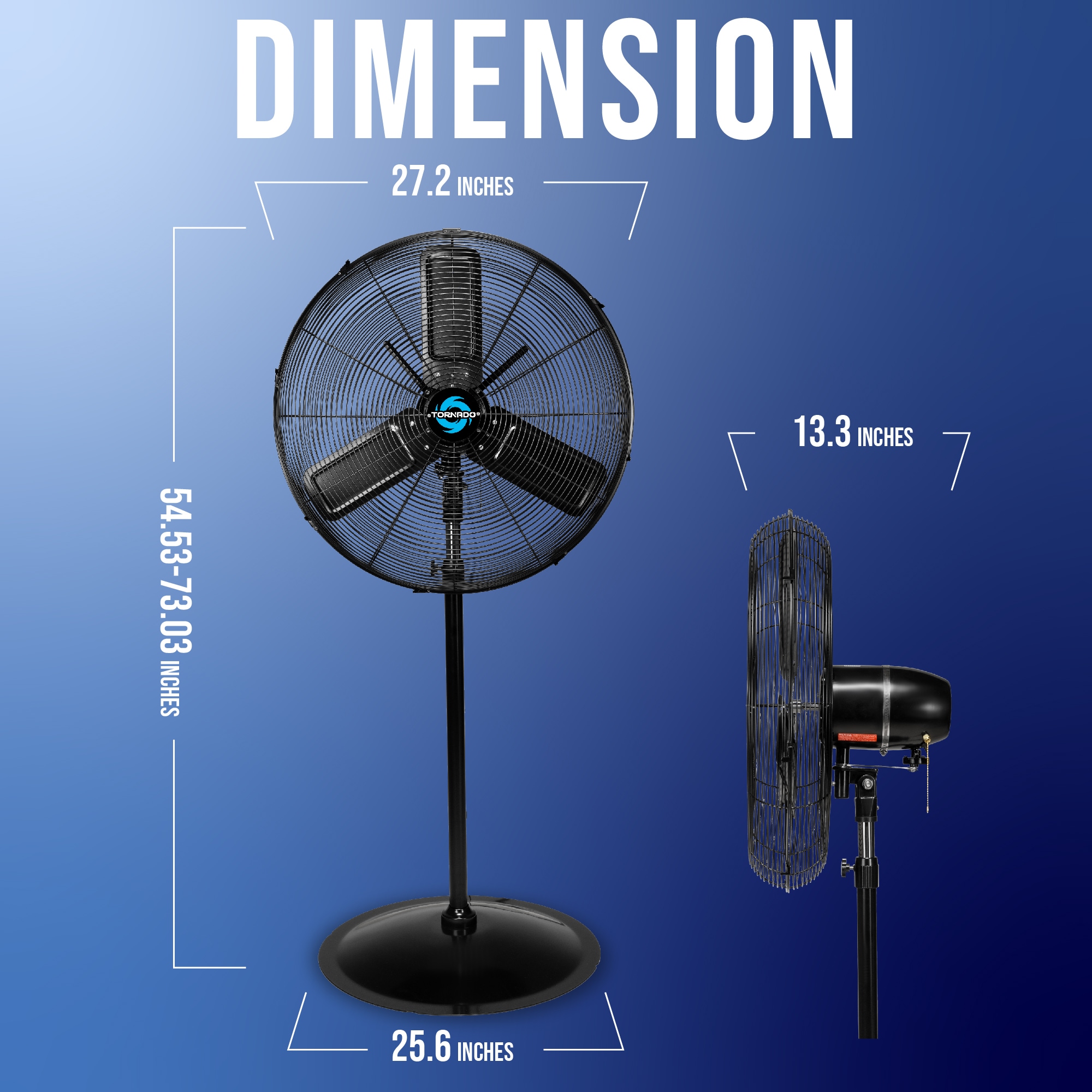 Tornado Fans HI-FAN-24POF-WR-1P m090300 - View #2