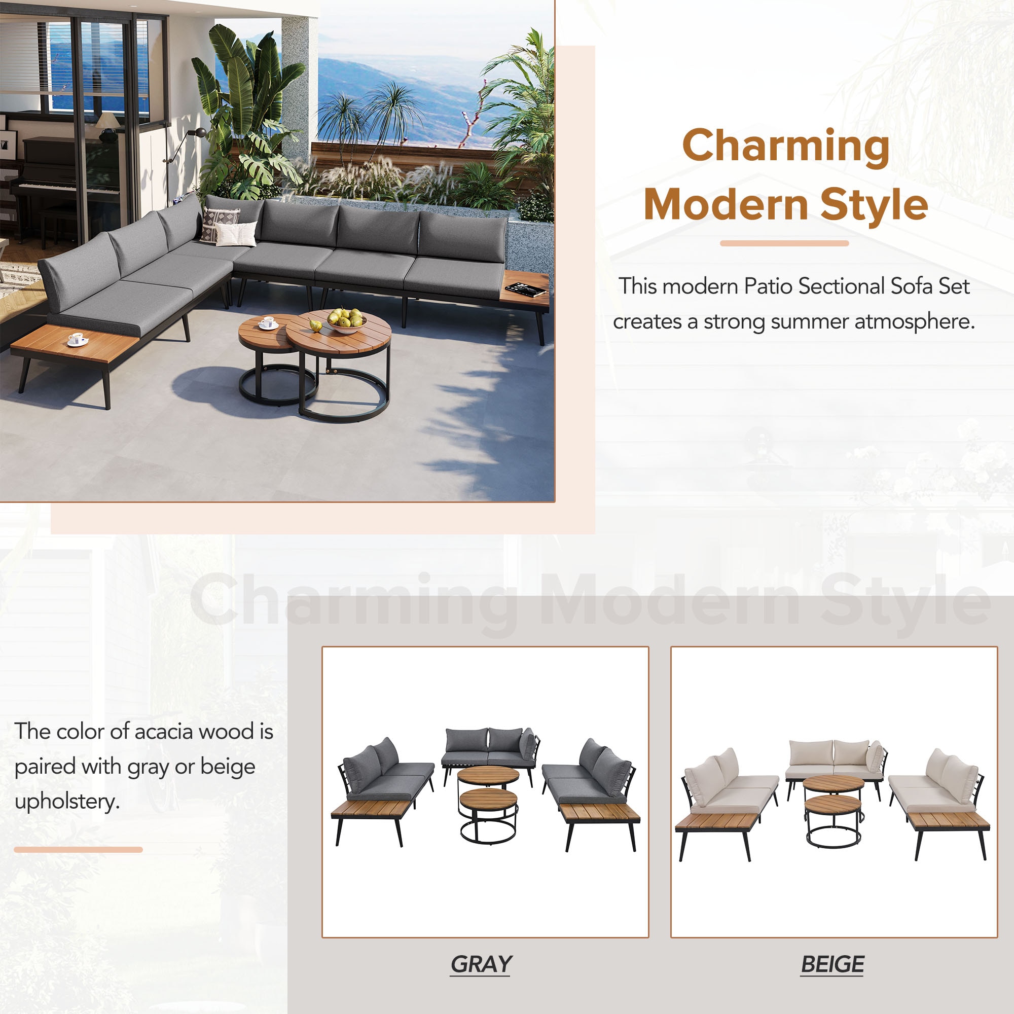 BABOOM BOM-0001AAE-OR Patio-Conversation-Sets - View #11