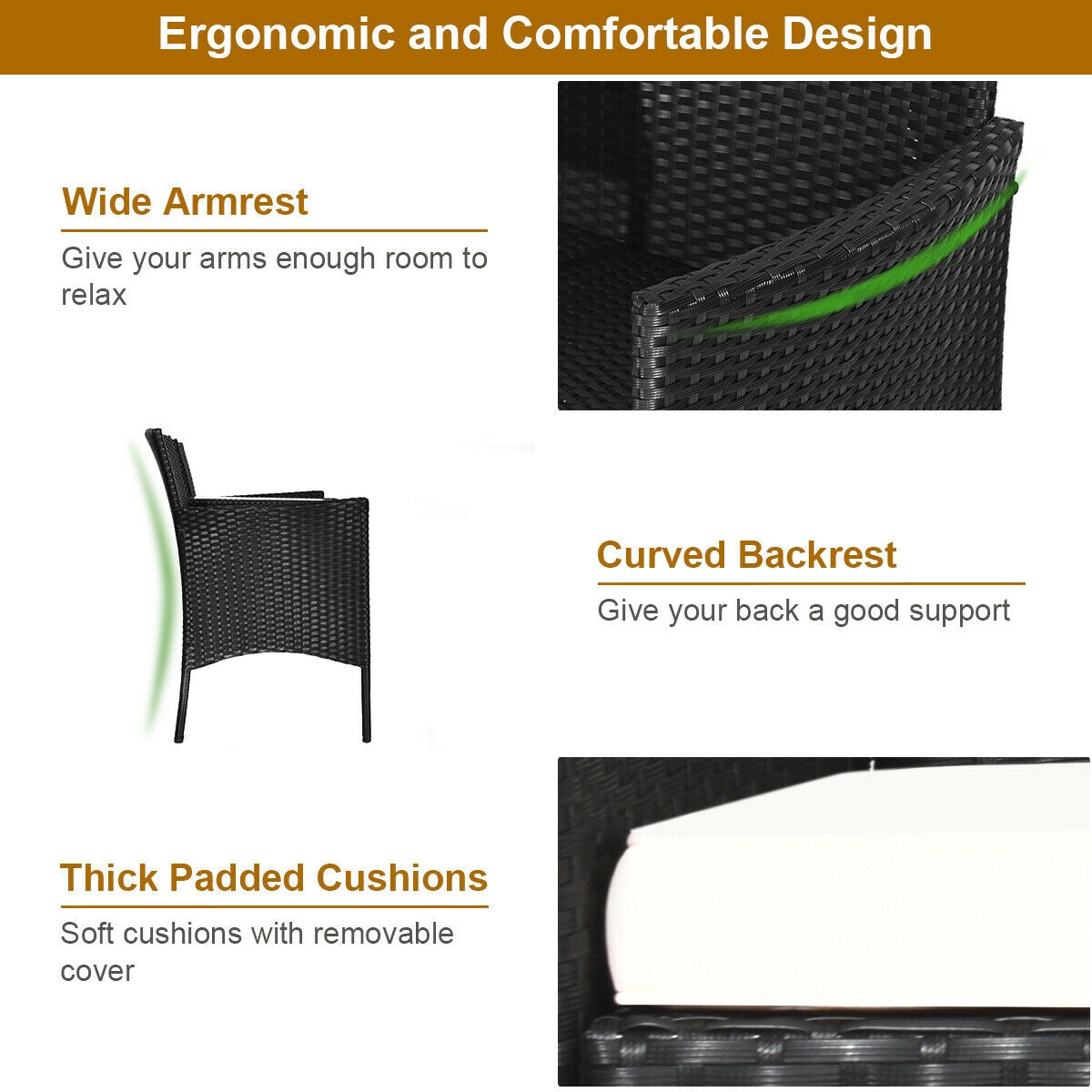 CASAINC WF-OP70305OR Patio-Conversation-Sets - View #7