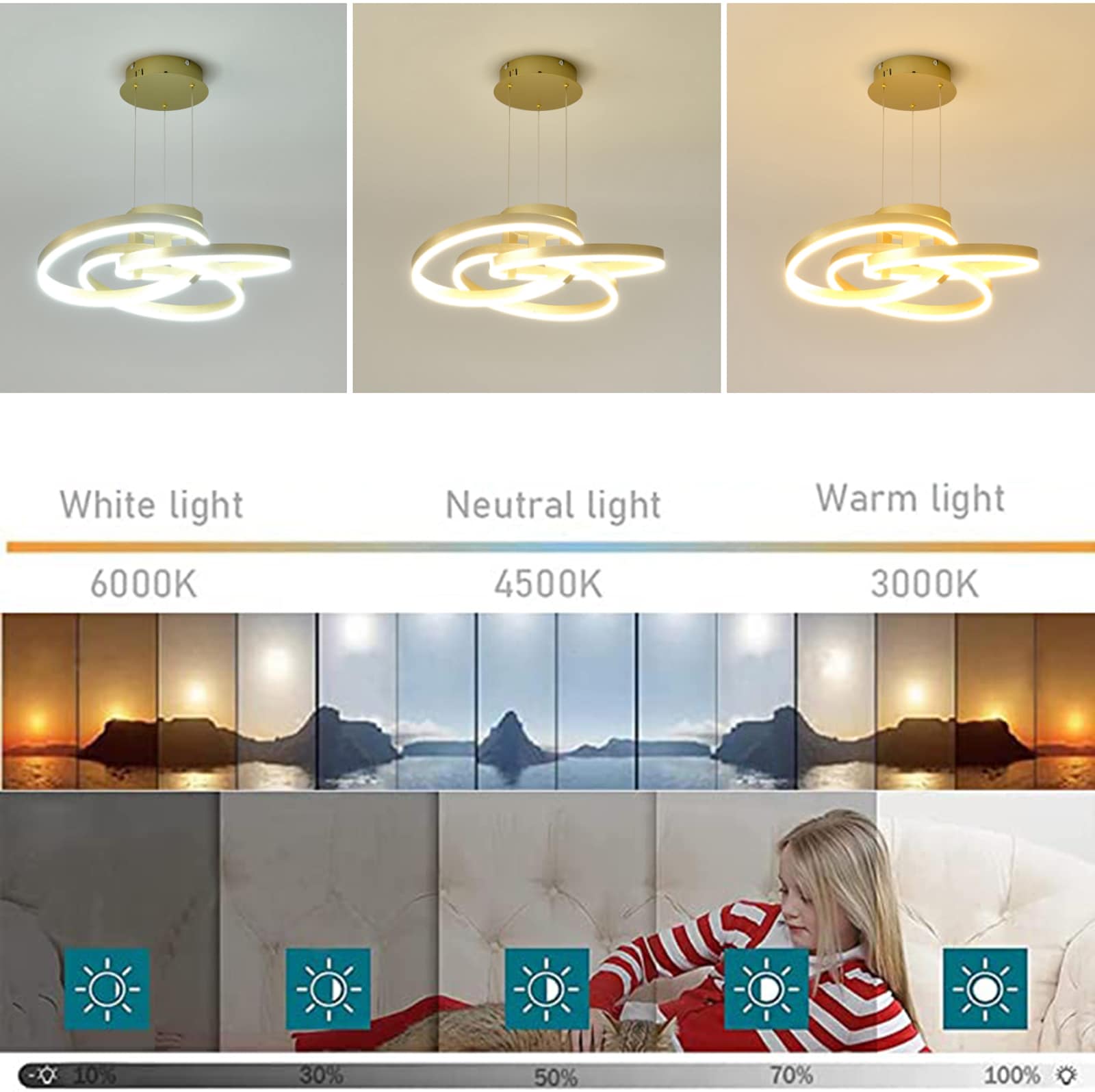 Oukaning HG-HCXLST-6536-US Pendant-Lights - View #4