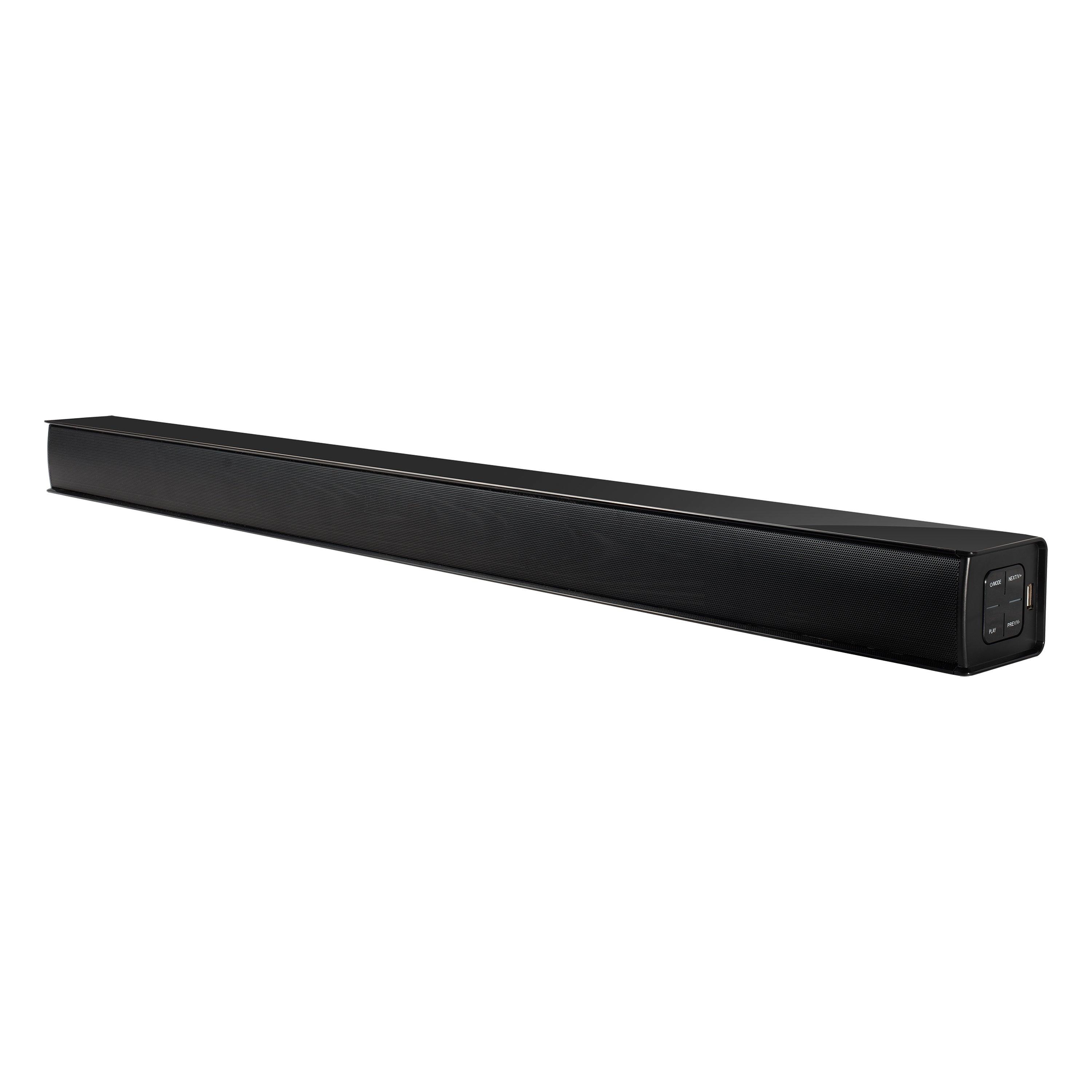 Supersonic 35-in 2.36-in 2.1-Channel Bluetooth Compatibility Black Sound Bar  in the Sound Bars department at