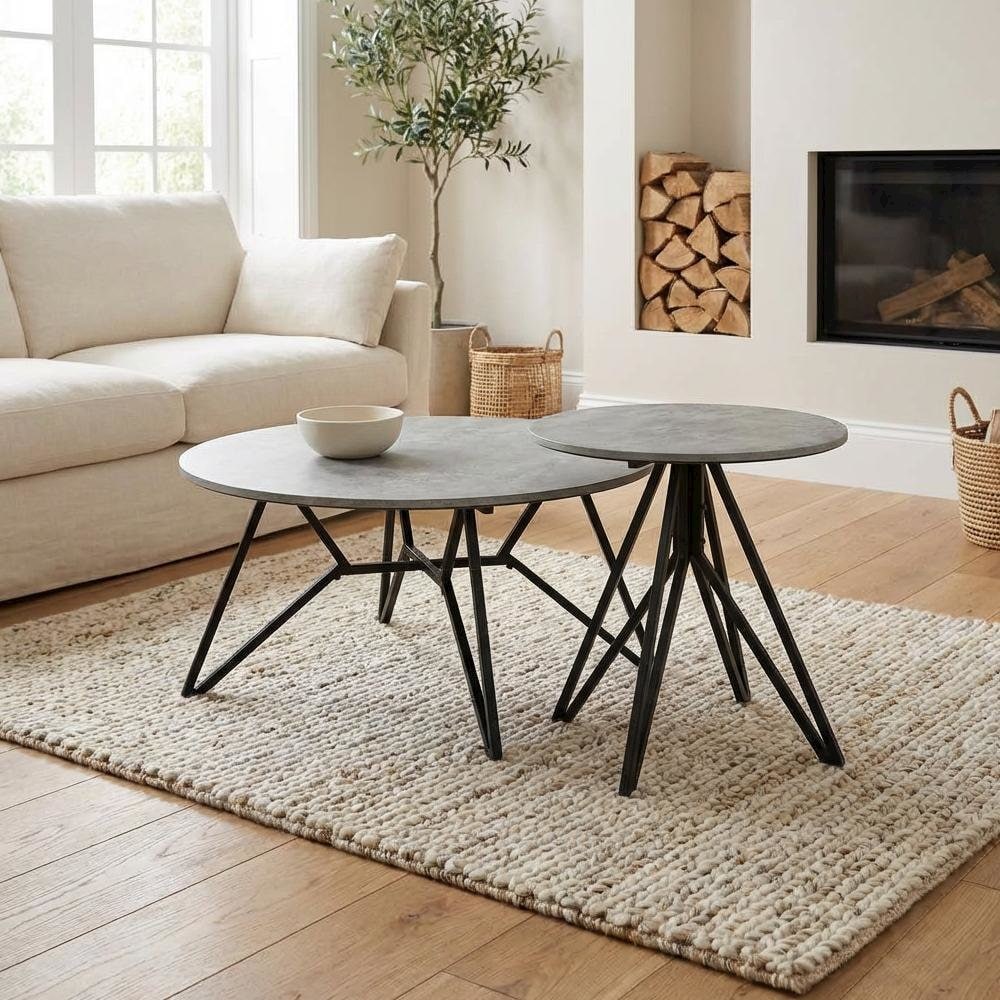 FurniFact BO3942320WHT Accent-Table-Sets - View #3