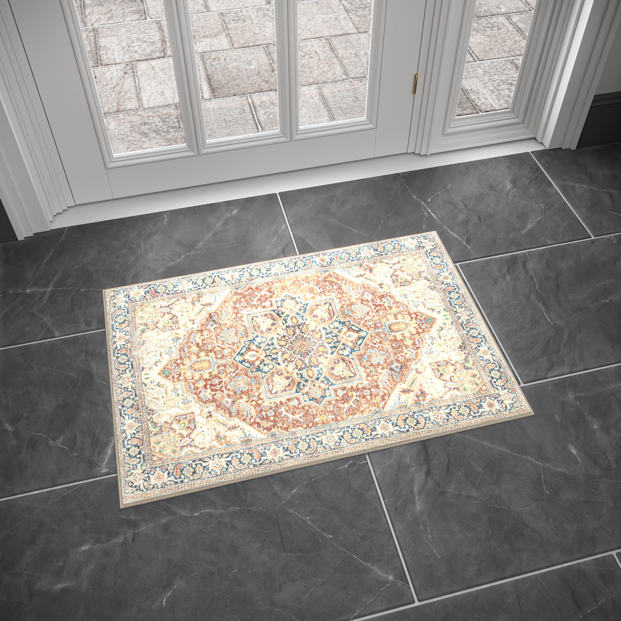 Tayse AQY1004 2X3 rugs - View #4
