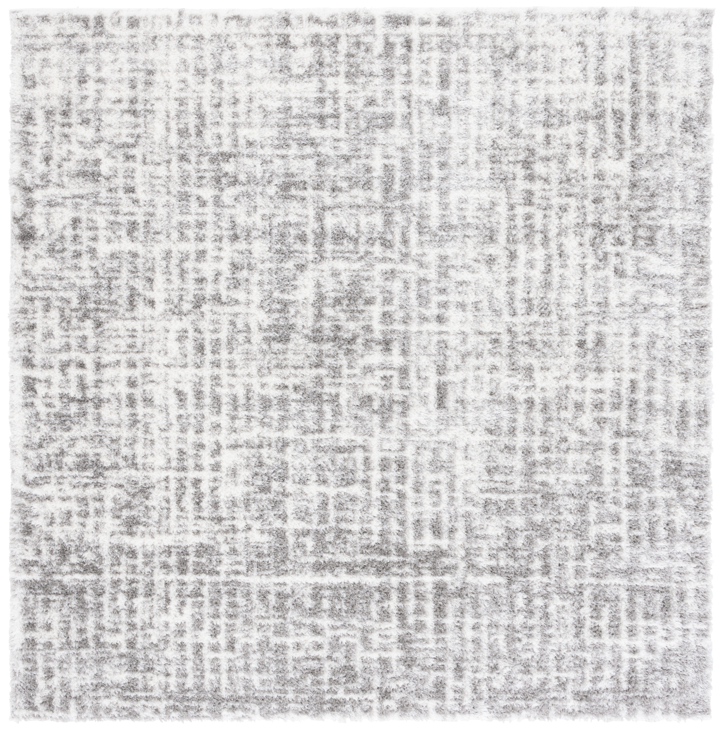 Tahoe Shag 690F Ivory/Grey 7 X 7 Area Rug