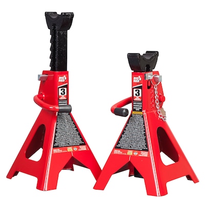 Torin Torin Big Red T43002A 3 Ton Capacity Double Locking Steel Jack Stands,  1 Pair in the Jacks department at Lowes.com