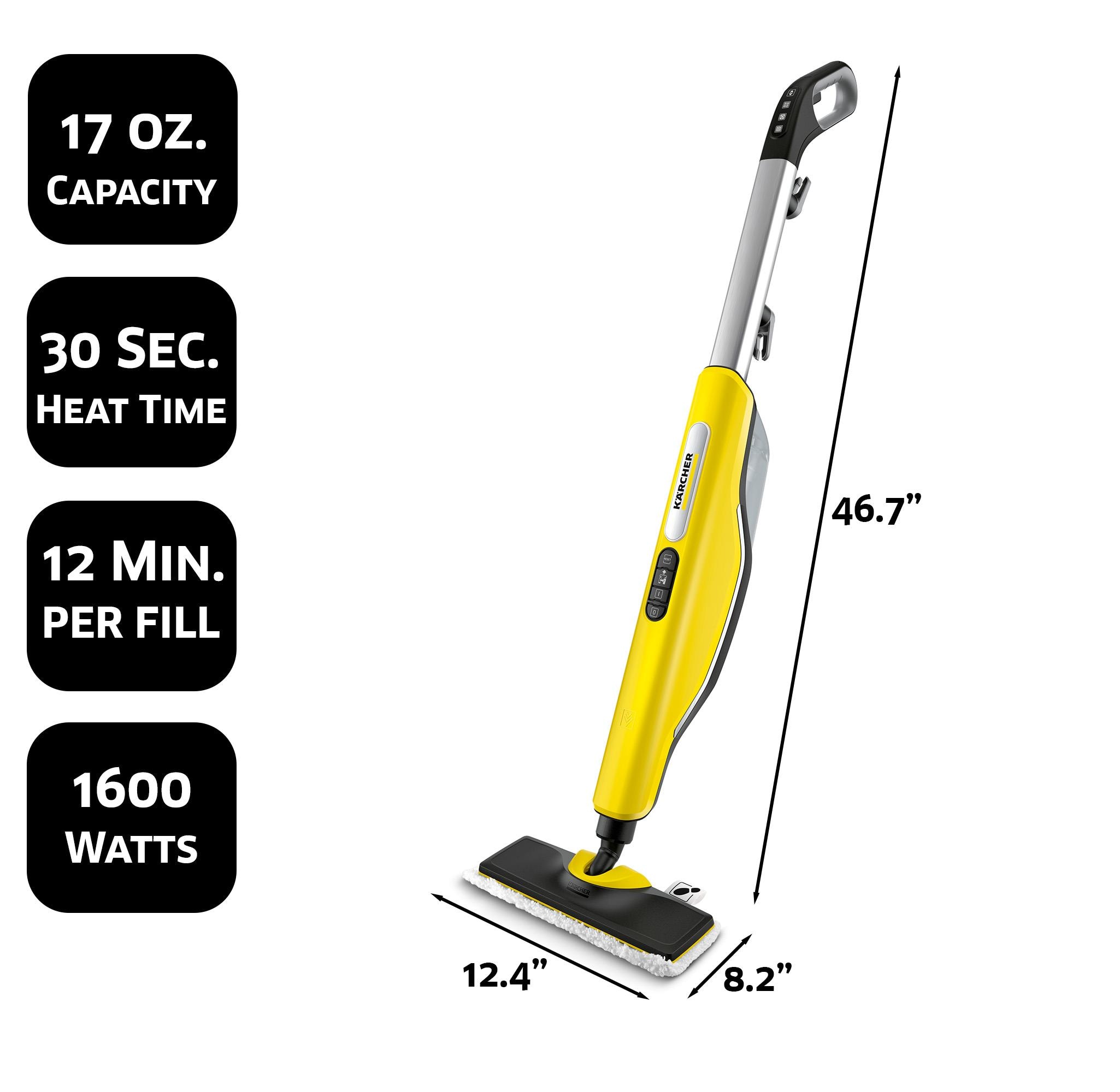 Karcher 1-Speed Upholstery Multipurpose Steam Cleaner in the Steam Cleaners  & Mops department at