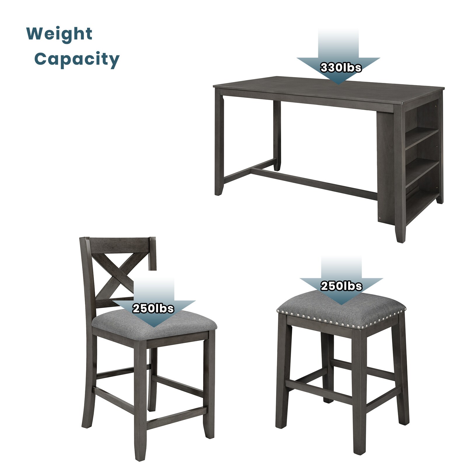 BESTCOSTY SP000LJW134AAE-ZY Dining-Sets - View #4
