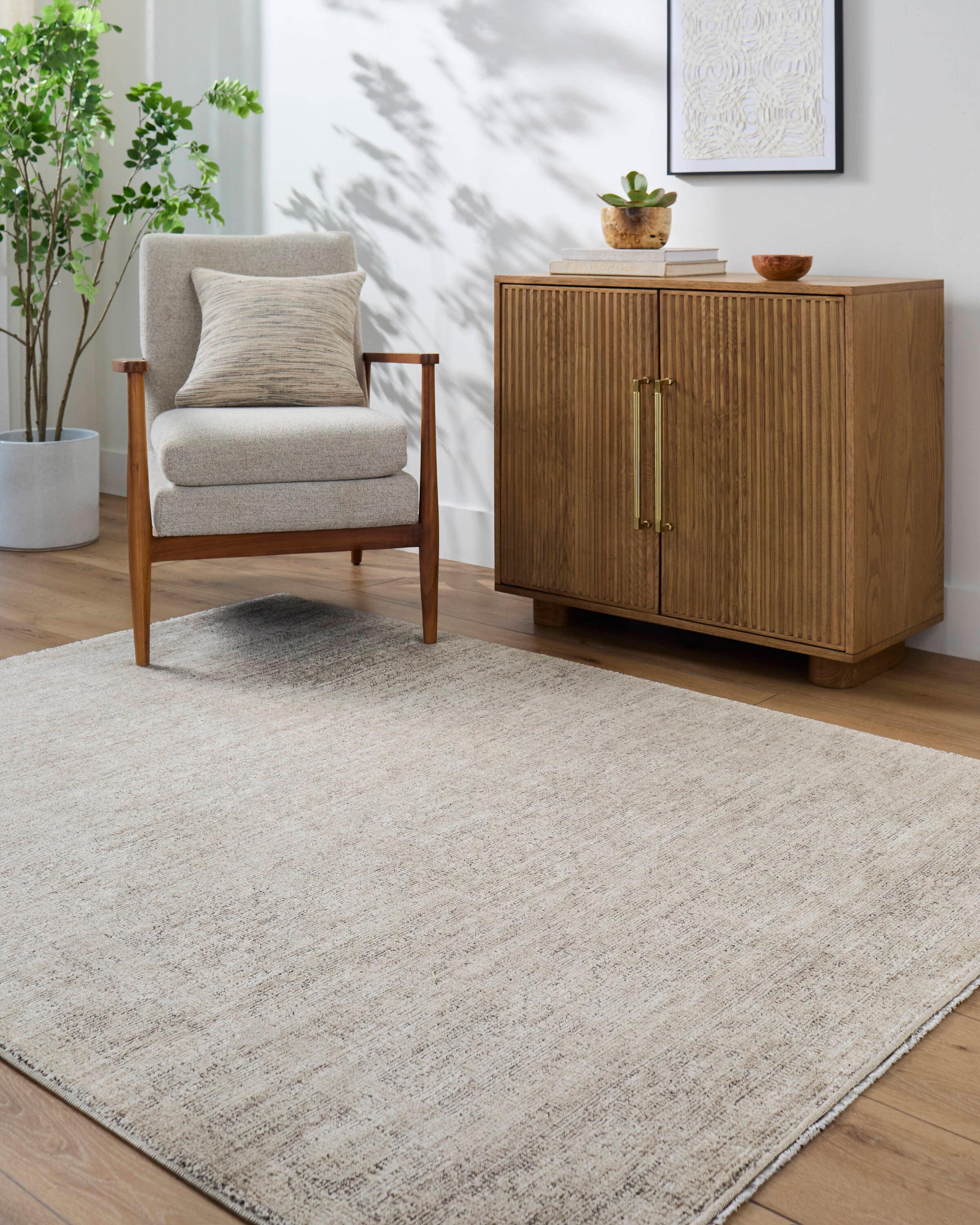 Maria Elena Gray Synthetic Rectangular Area Rug