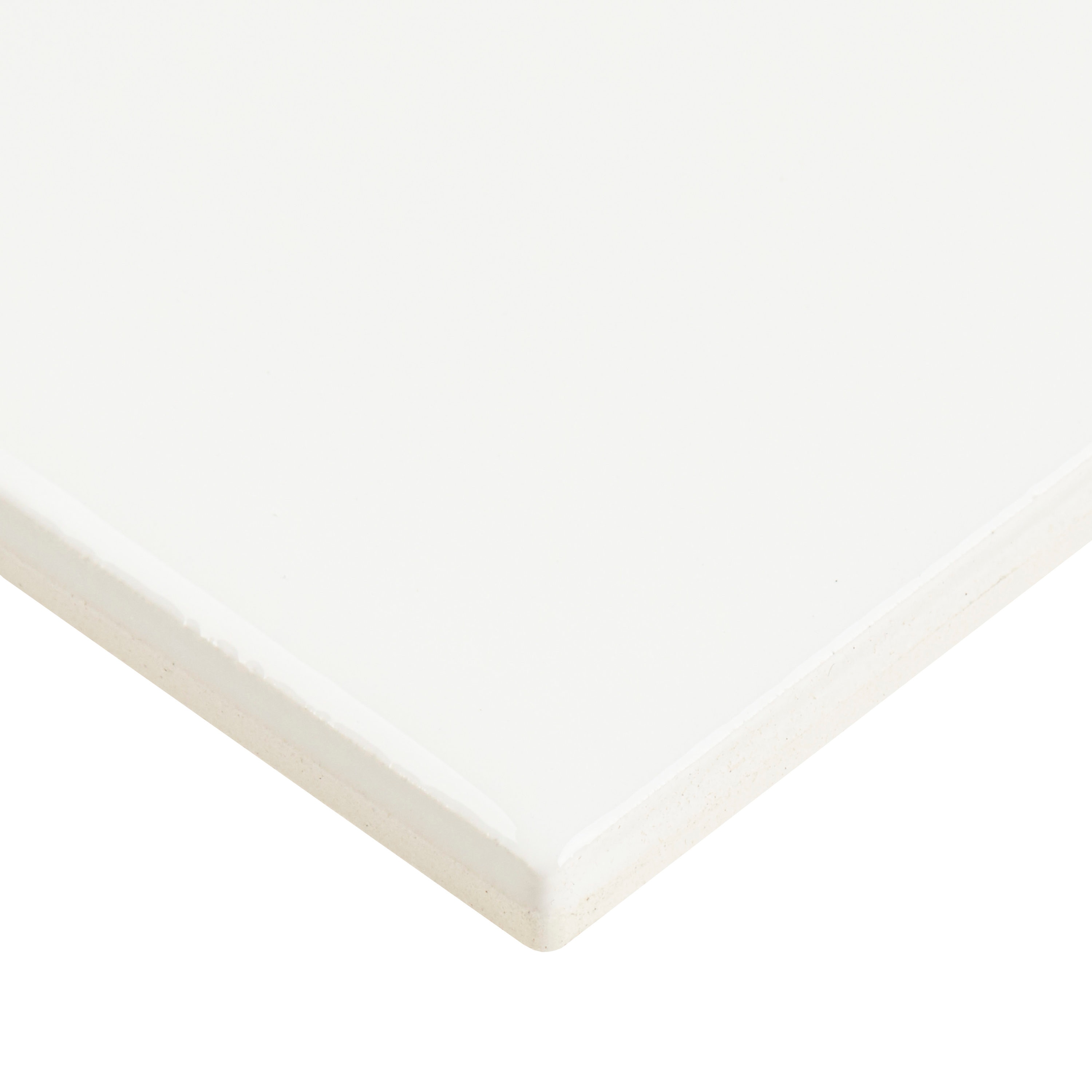 American Olean Matte Designer White 6-in x 6-in Matte Ceramic Subway ...