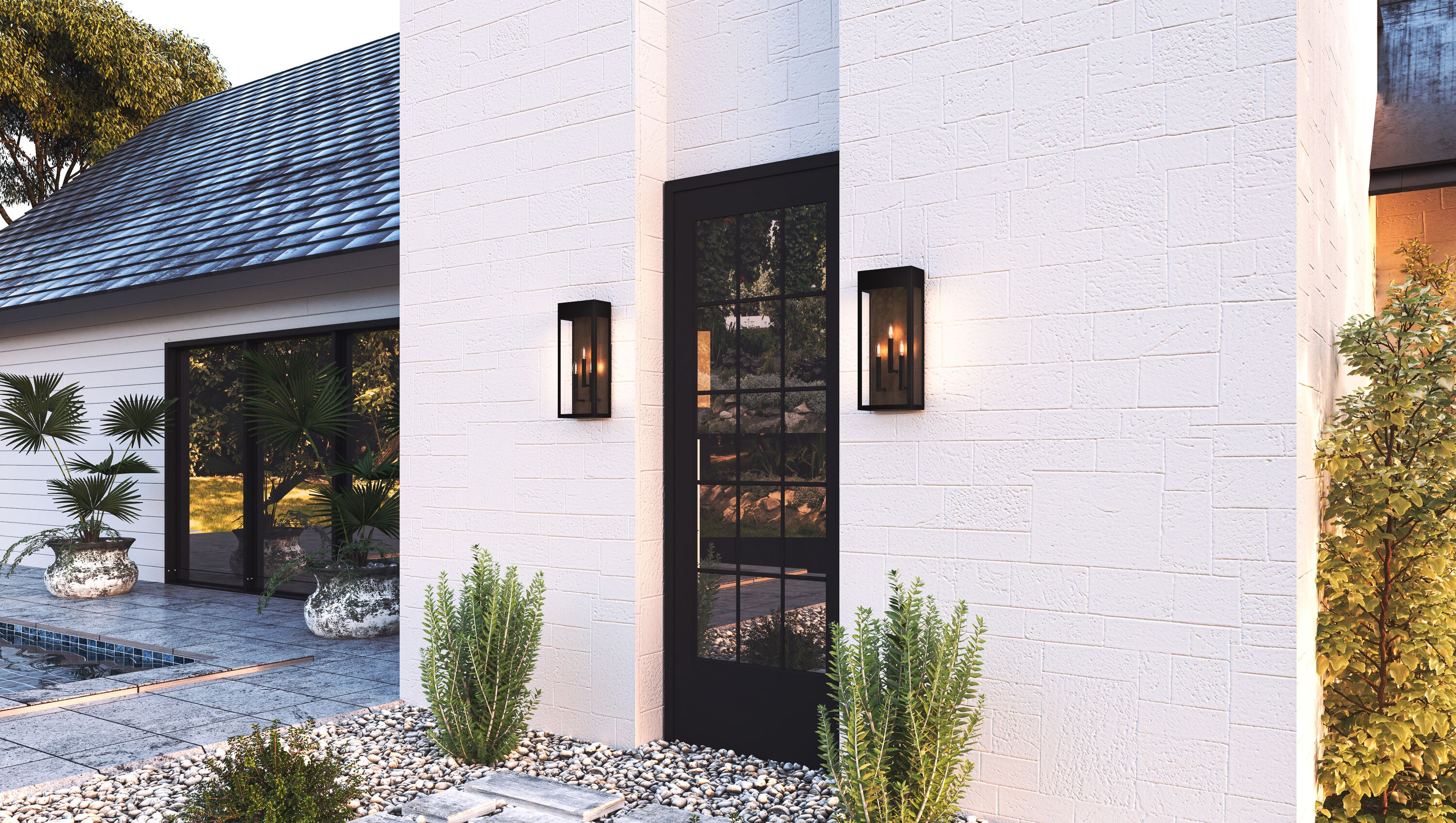 Quoizel MAE8410MBK Outdoor-Wall-Lighting - View #4