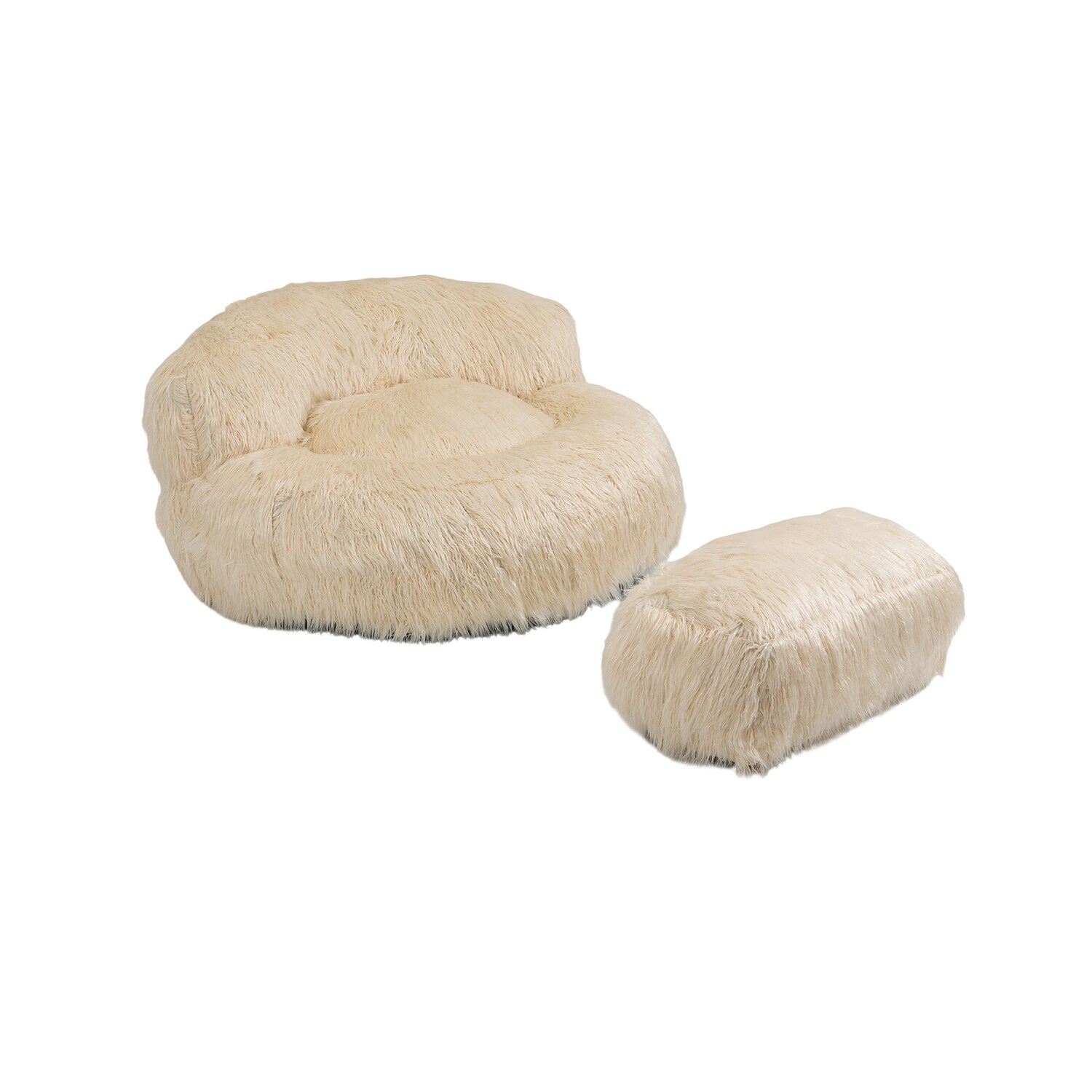 Bybafun YA6100043 Farmhouse Beige Accent Chair