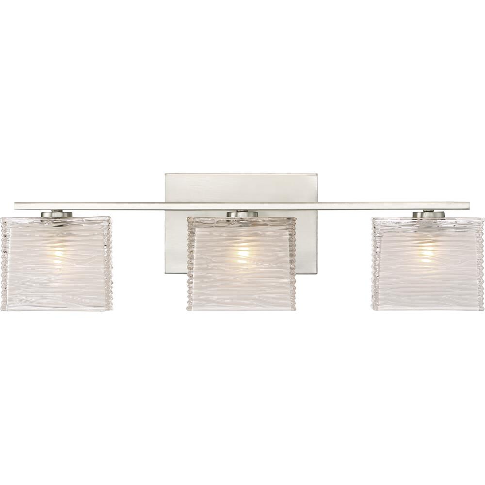 Quoizel WCP8603BN Westcap 22.5-Inches 3 -Light Brushed Nickel Transitional Vanity light