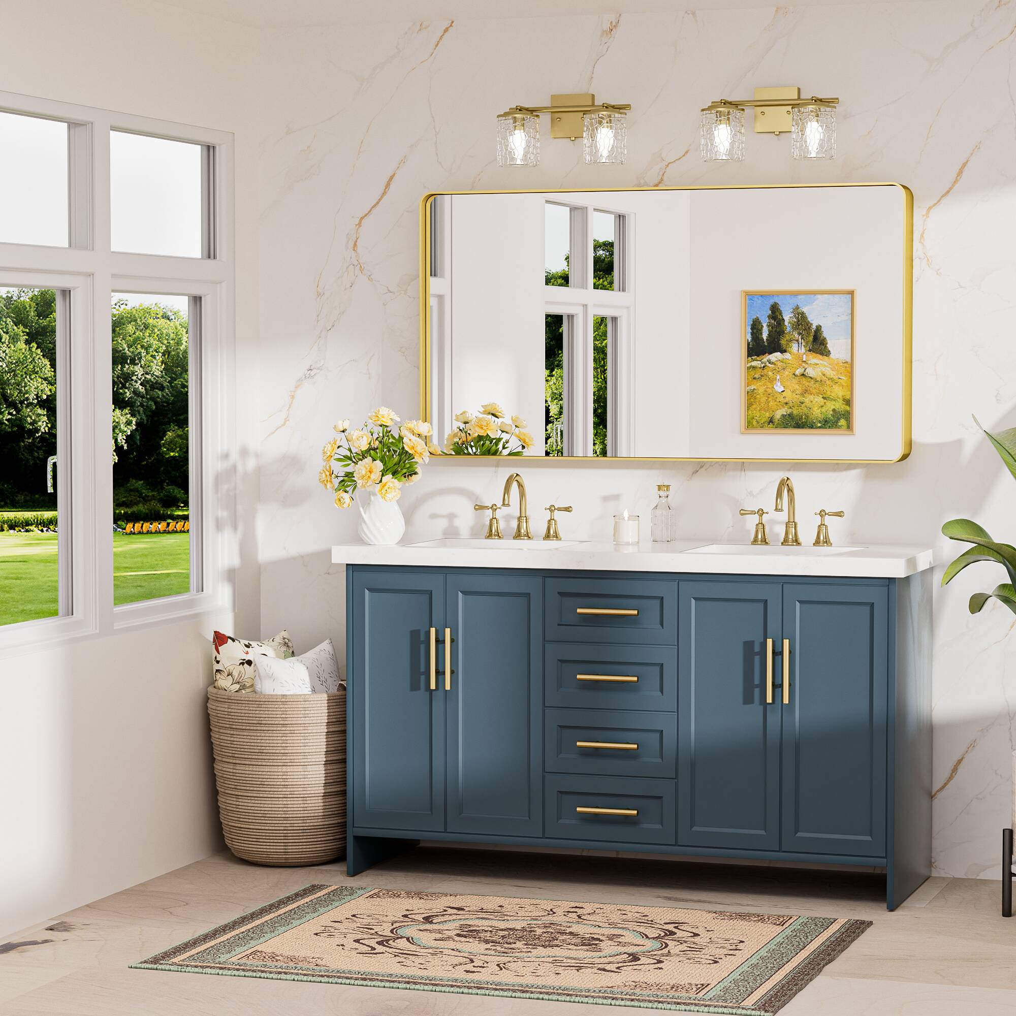 Keonjinn LW-JSKYJ2-13875GD Decor-Mirrors - View #2