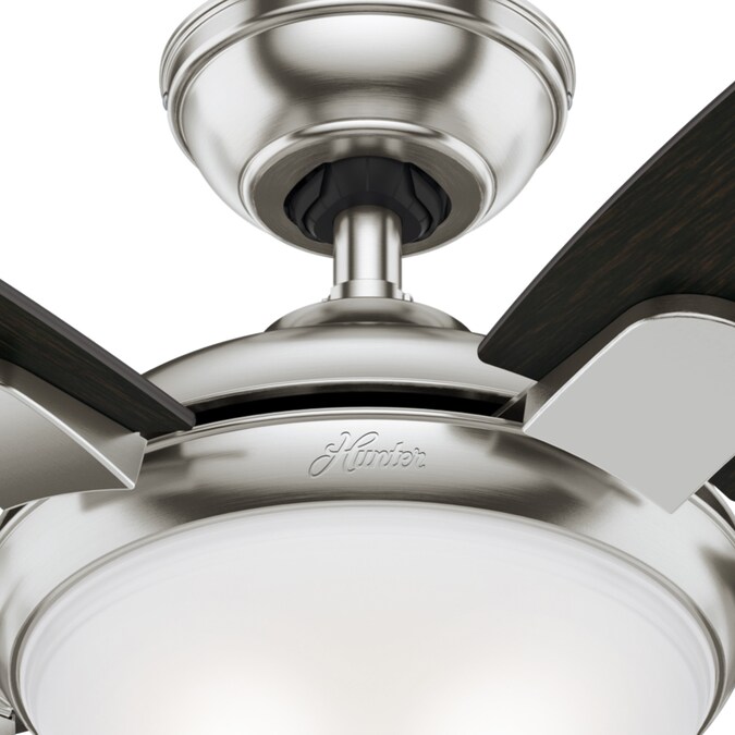Brushed Nickel Led Indoor Ceiling Fan, Hunter Led 54 Contempo Ii Ceiling Fan