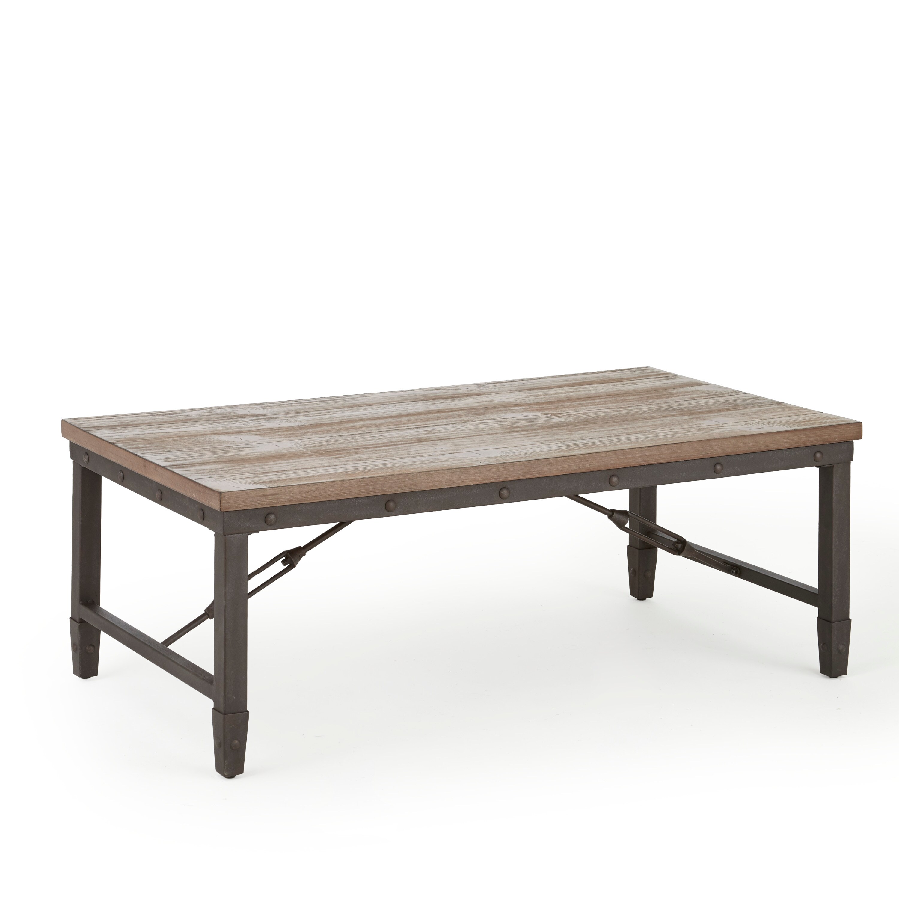 Steve Silver JE400C Jersey Tobacco Oak Brown Pine Wood Casual Coffee Table
