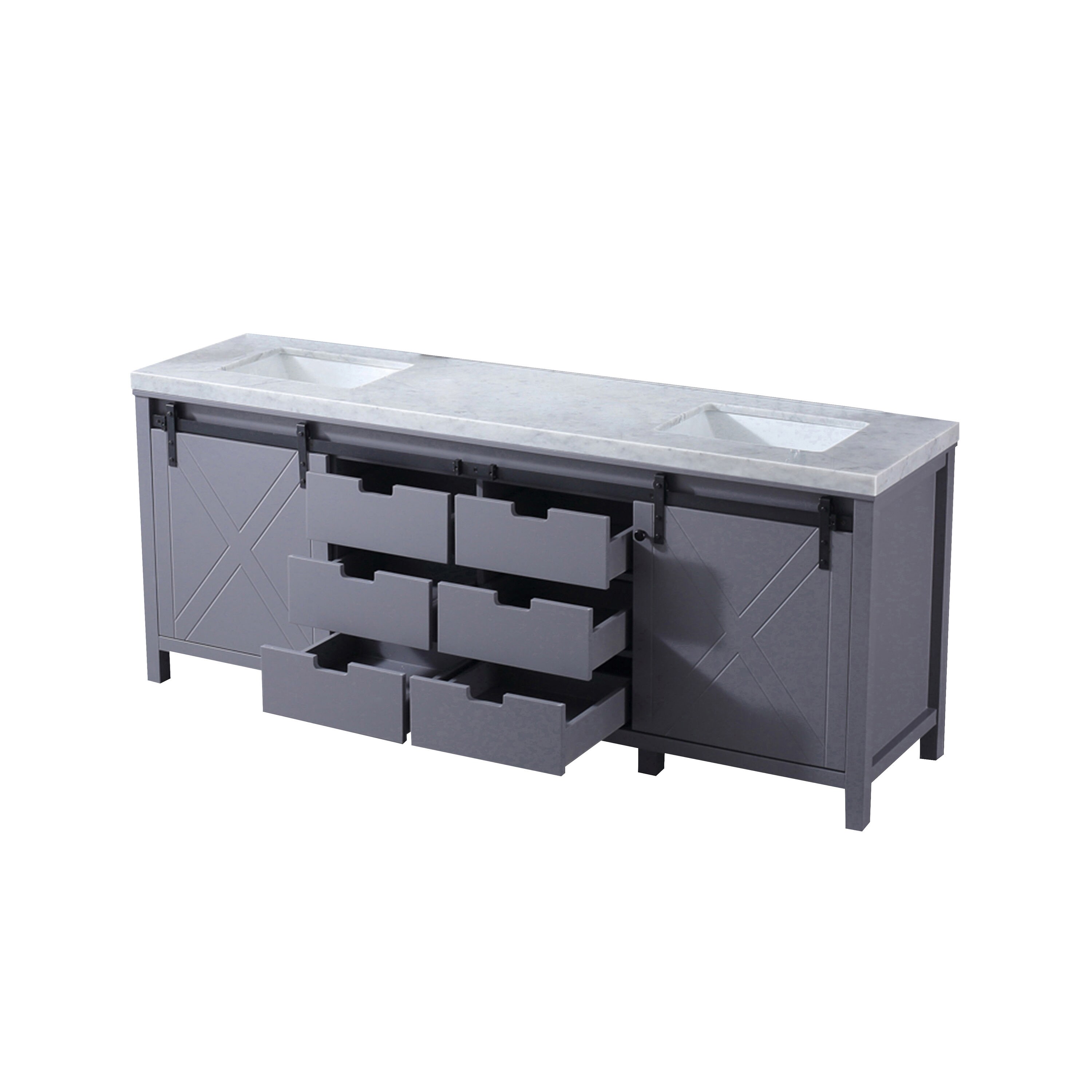 Lexora LM342284DBBS000 Bath-Vanity-Combo - View #12