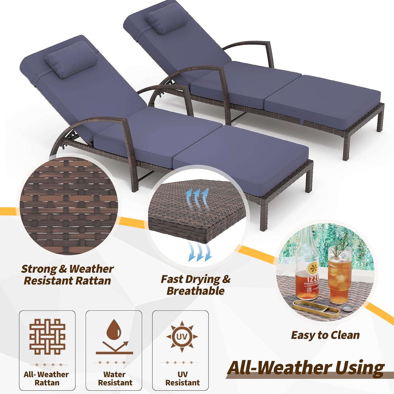 Qeetex LHF-DYQ-PPG-339D7FGR Patio-Dining-Sets - View #5