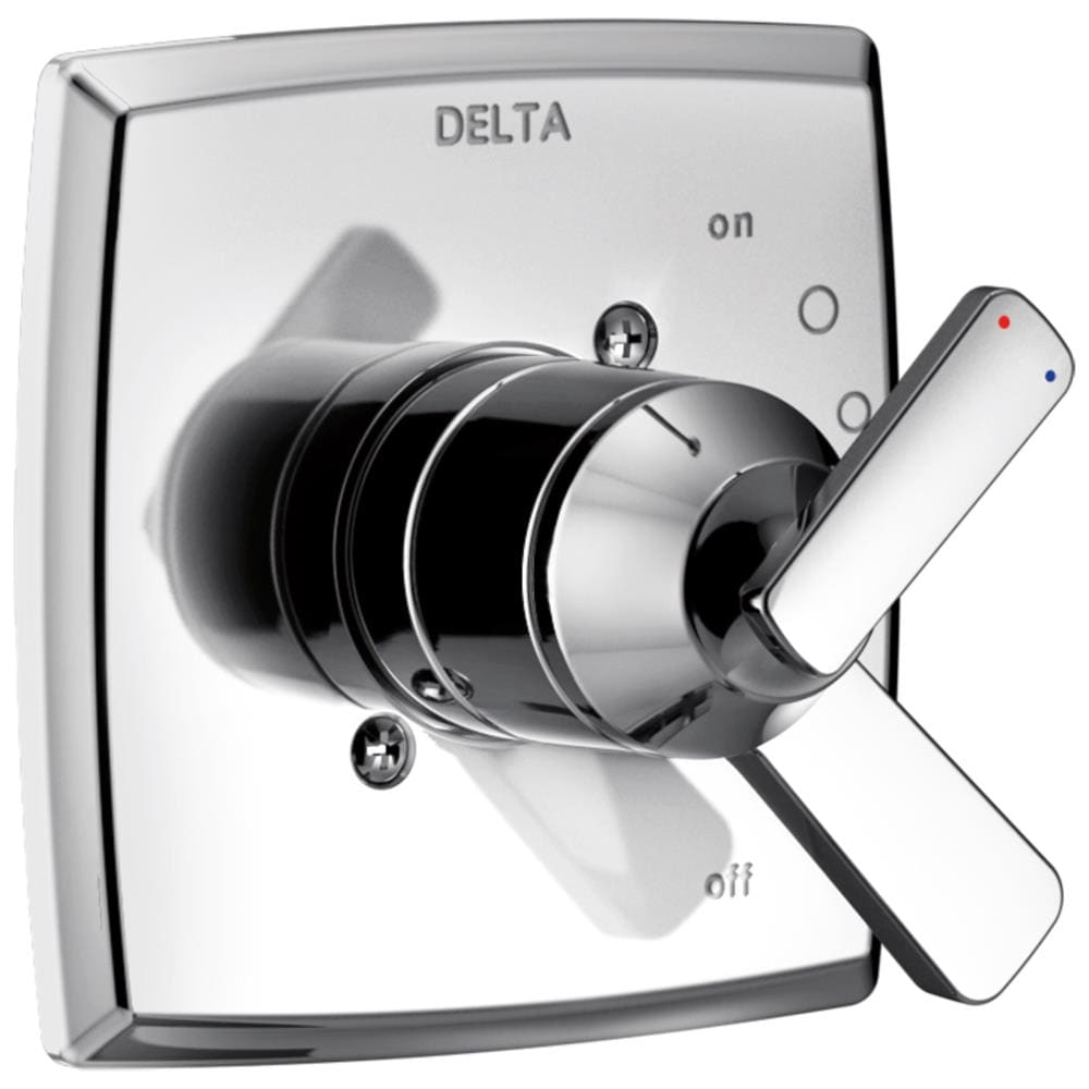 Delta T17064 Ashlyn Chrome 3.25-Inches Universal Bathtub/Shower Trim ring 0.5-Inches -ID