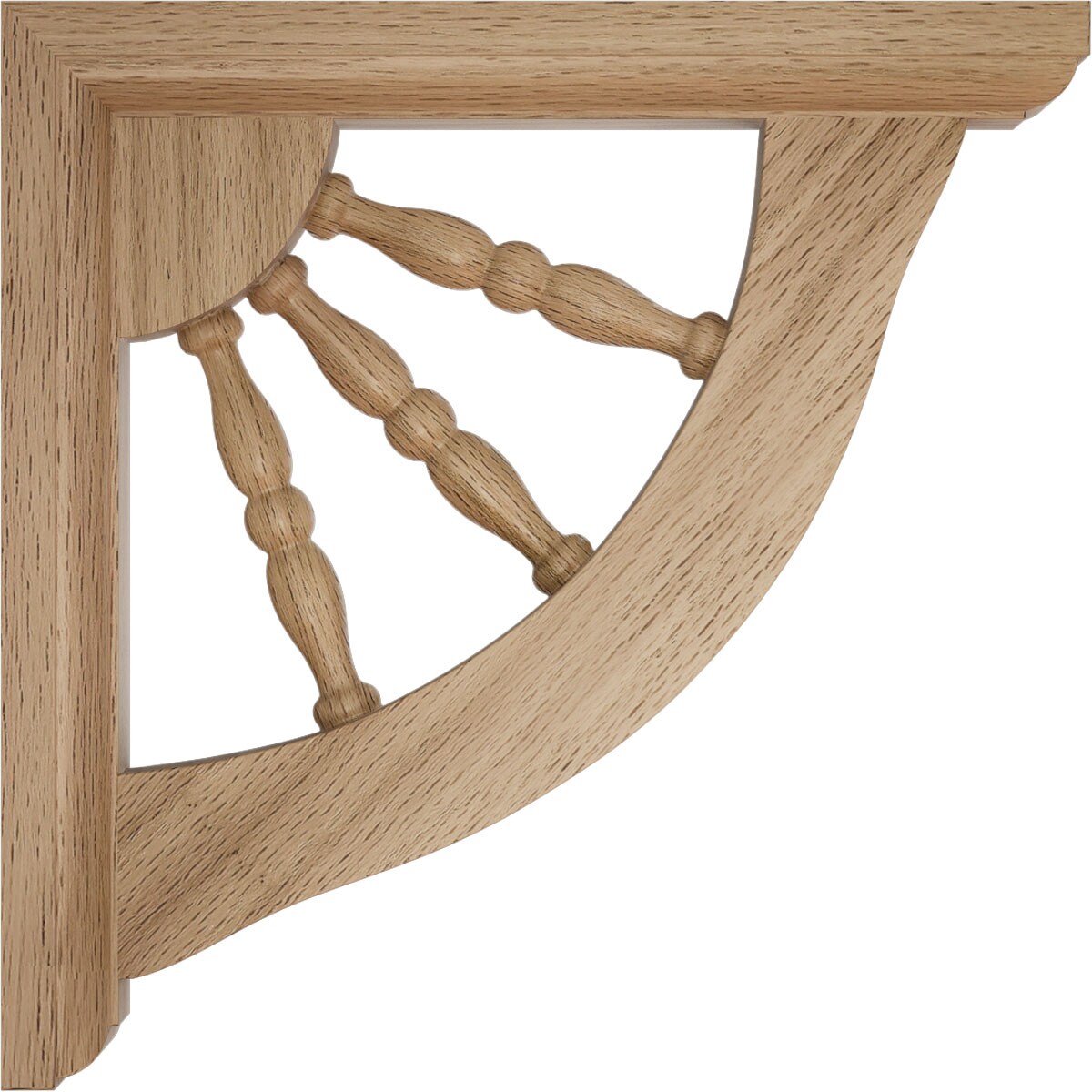 Ekena Millwork BKT01X07X07ADRO Exterior-Brackets-Braces - View #3