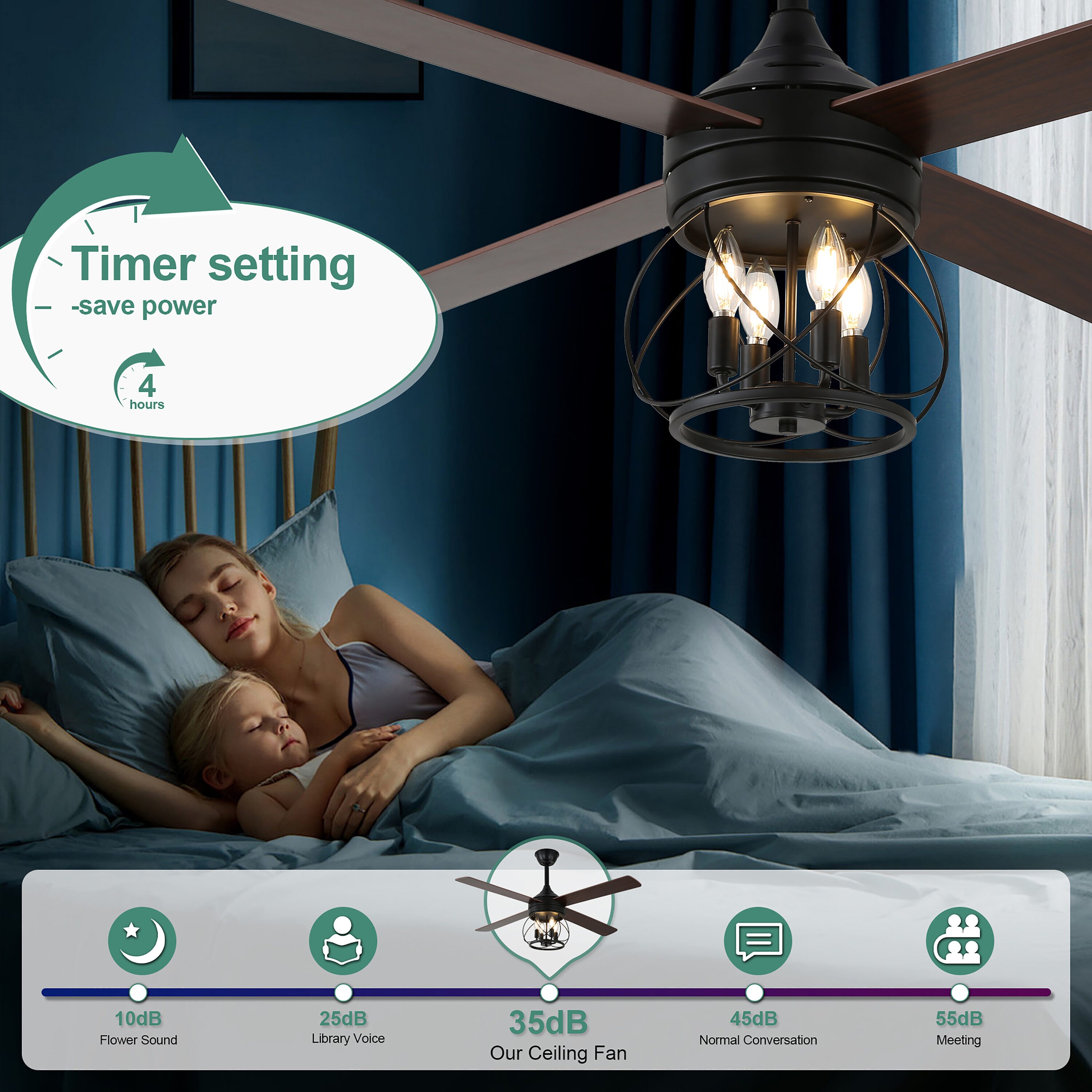 Cusp Barn CS52DC13MD Ceiling-Fans - View #4