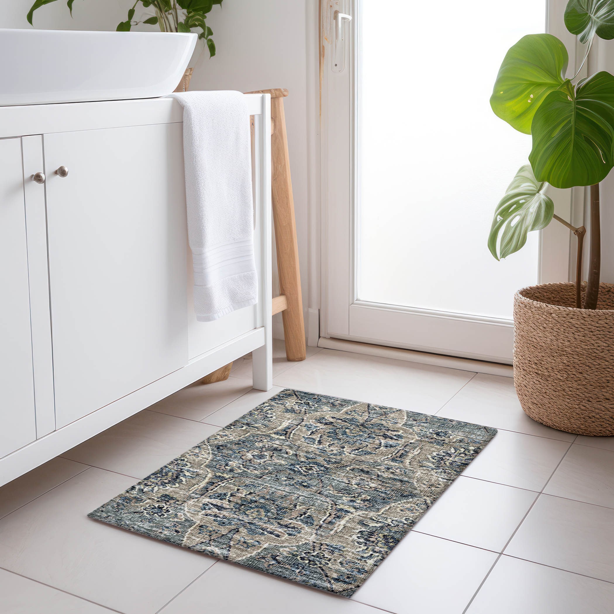 Addison Rugs AMF95RI20X30 Mayfield AMF95RI 2 x 3 (ft) Loomed Polyester River Rectangular Indoor Abstract Machine washable Area rug