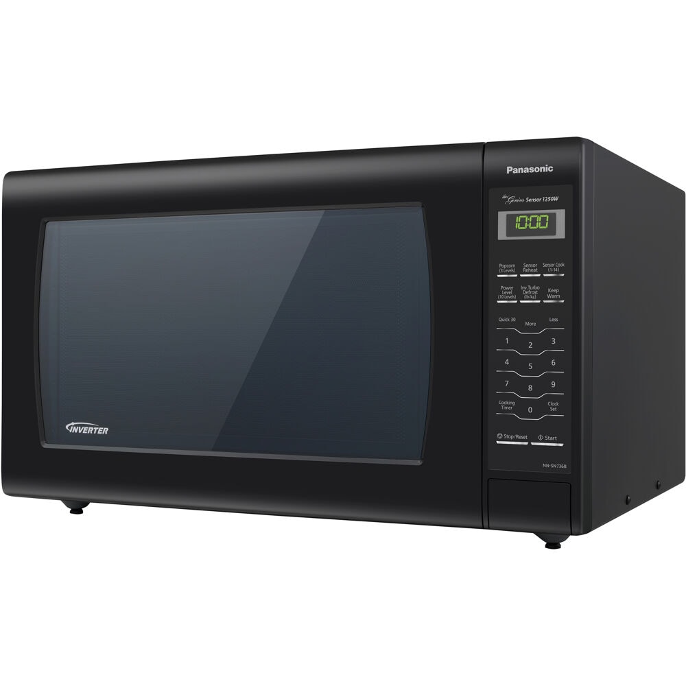 冷暖房/空調 空気清浄器 Panasonic 1.6-cu ft 1250-Watt Countertop Microwave (Black) in the 