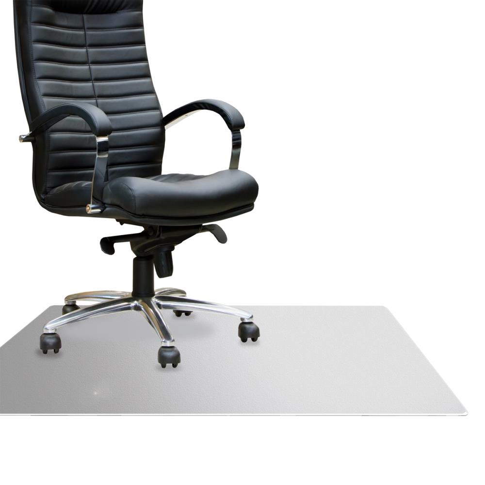 Evolve 4-ft x 5-ft Clear Rectangular Indoor Chair Mat in the Mats  department at